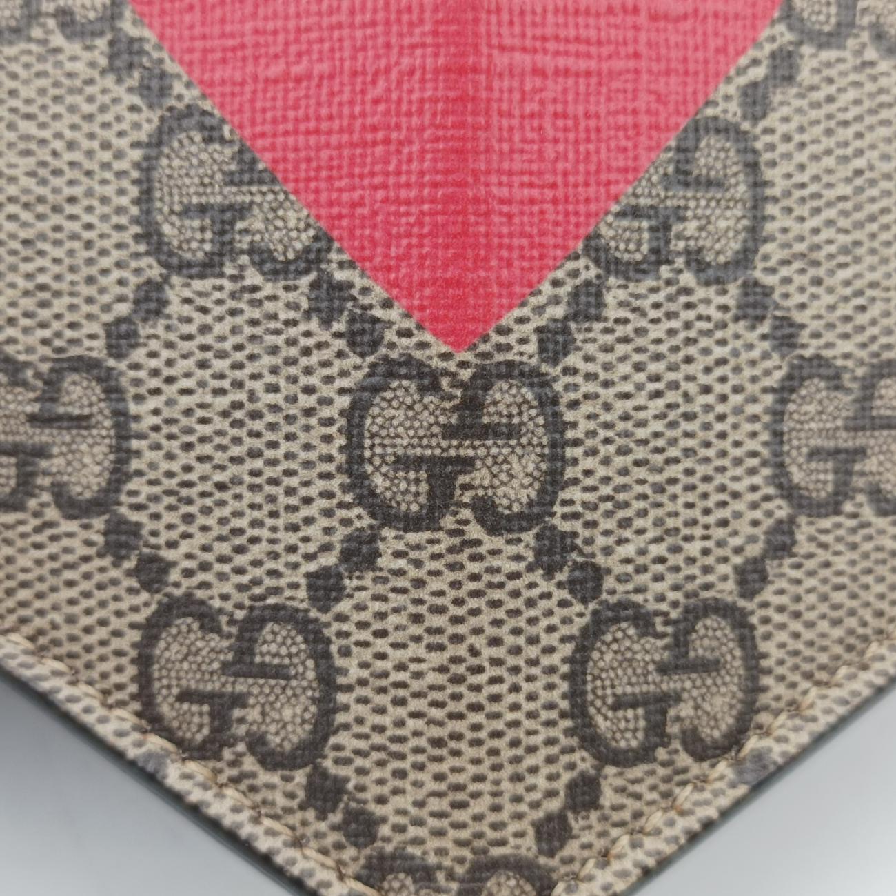 heart Brown×Red PVC coated canvas 678131 G036832647ハート ブラウン×レッド PVCコーティングキャンバス 678131 G036832647