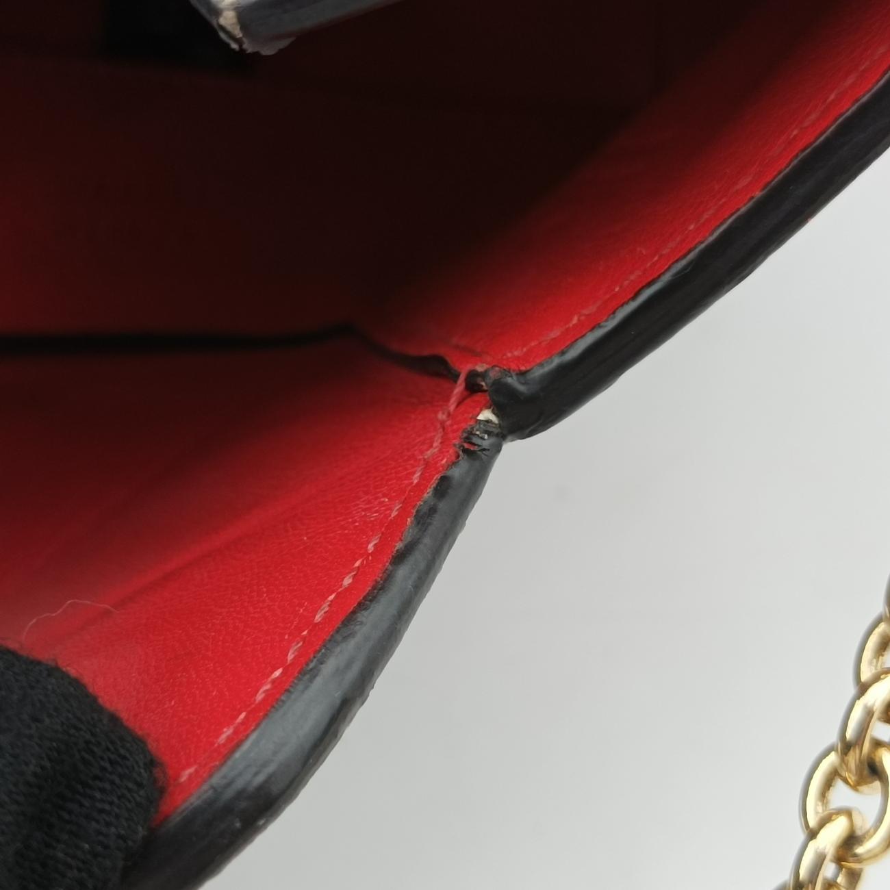 heart Brown×Red PVC coated canvas 678131 G036832647ハート ブラウン×レッド PVCコーティングキャンバス 678131 G036832647