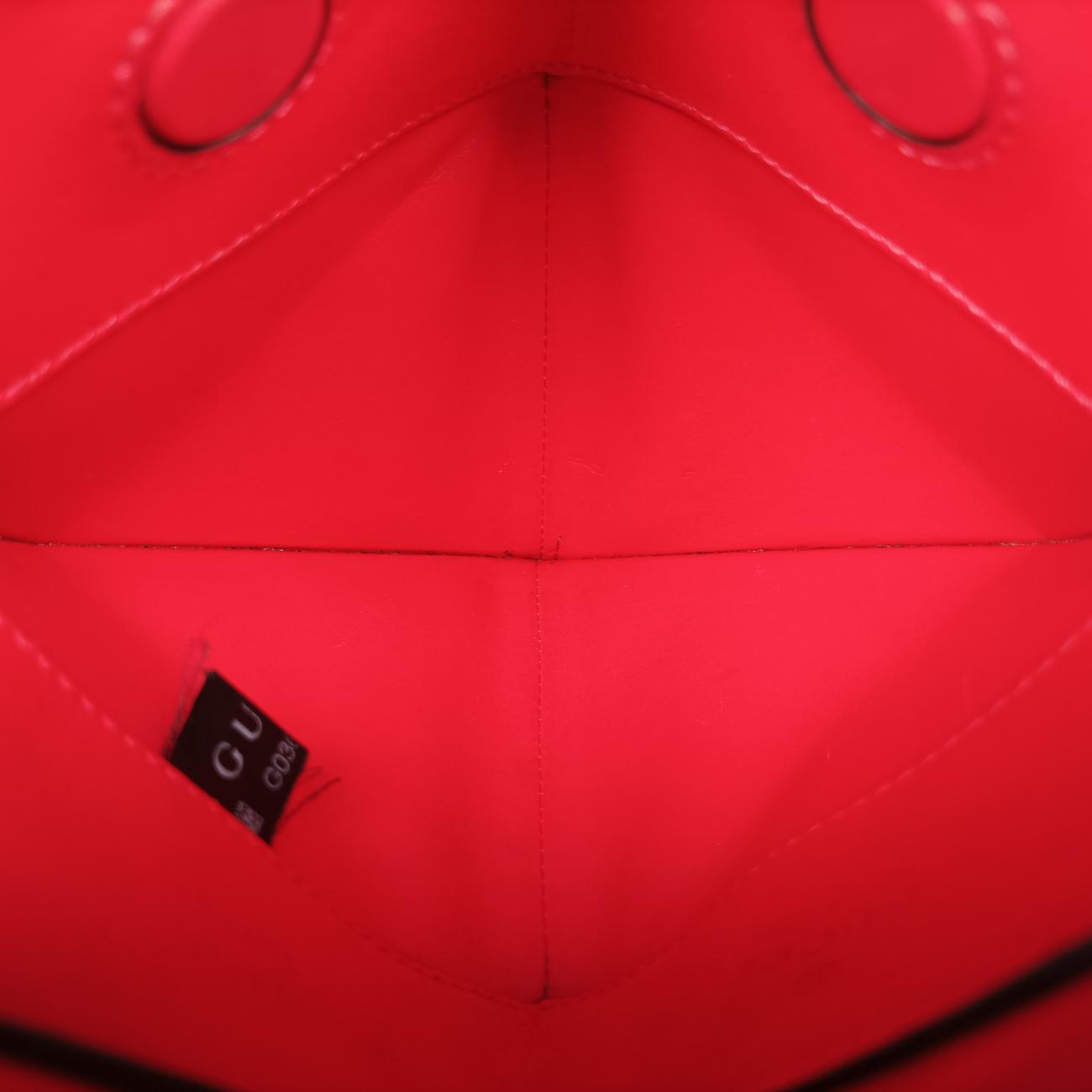 heart Brown×Red PVC coated canvas 678131 G036832647ハート ブラウン×レッド PVCコーティングキャンバス 678131 G036832647