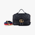 GG Marmont Black Leather 498100 A025542491GGマーモント ブラック レザー 498100 A025542491