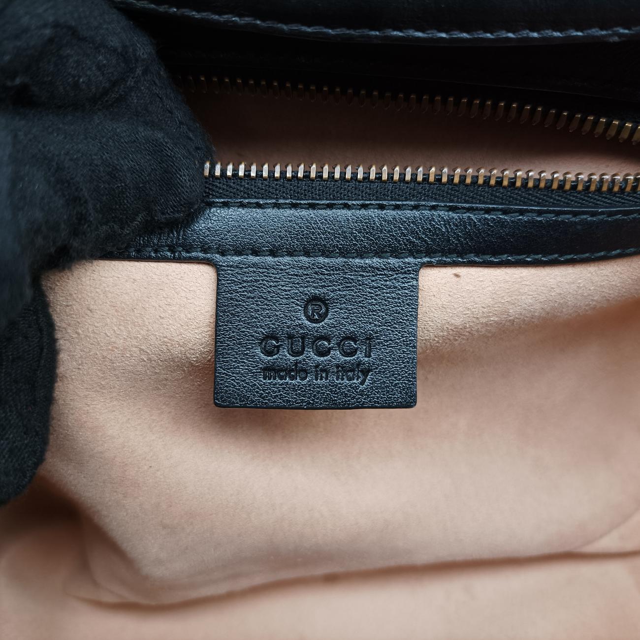 GG Marmont Black Leather 498100 A025542491GGマーモント ブラック レザー 498100 A025542491