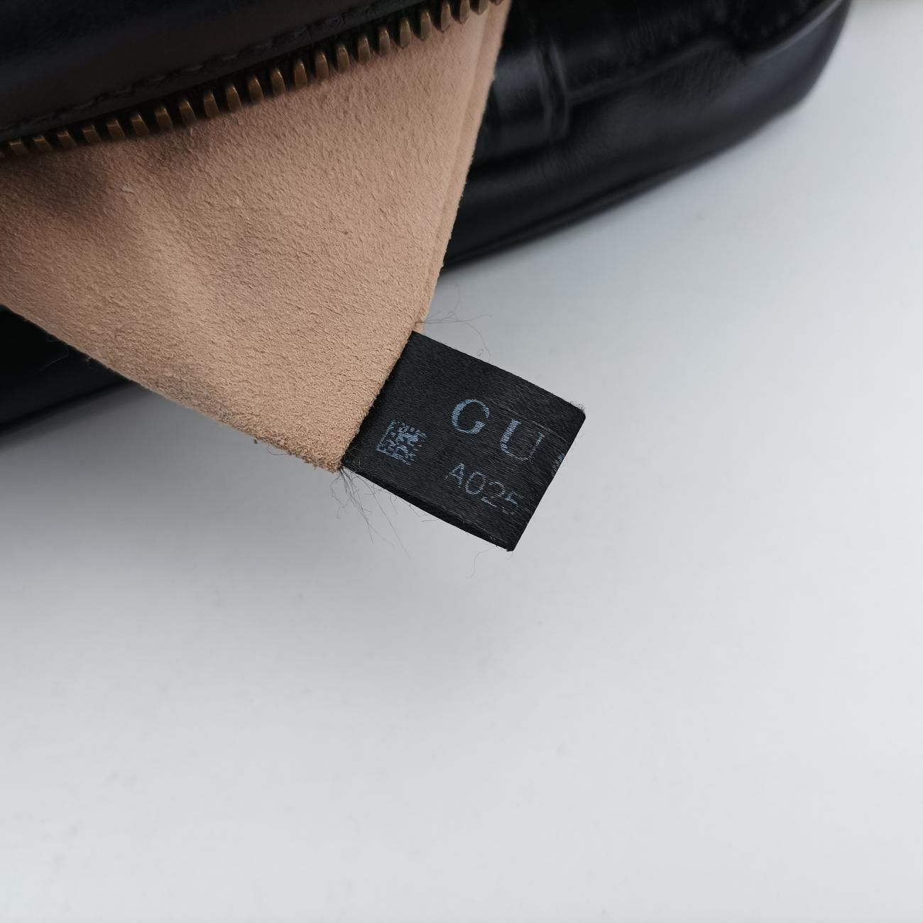 GG Marmont Black Leather 498100 A025542491GGマーモント ブラック レザー 498100 A025542491