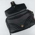 GG Marmont Black Leather 498100 A025542491GGマーモント ブラック レザー 498100 A025542491