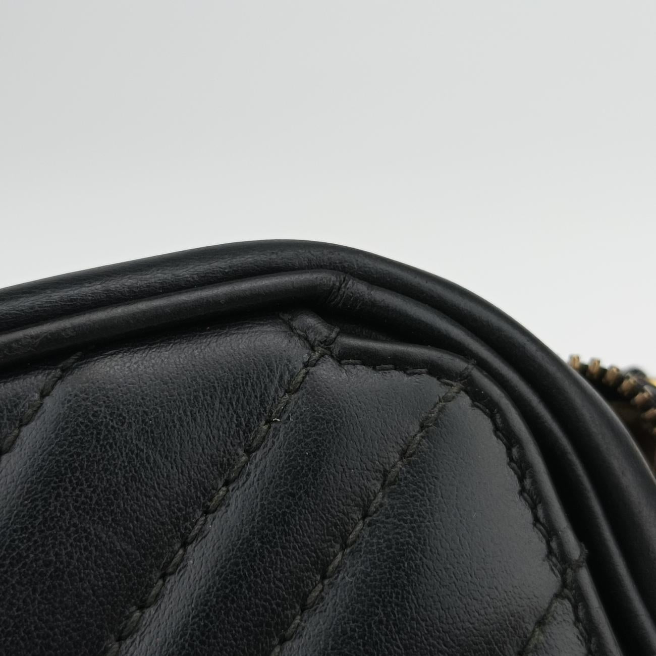 GG Marmont Black Leather 498100 A025542491GGマーモント ブラック レザー 498100 A025542491