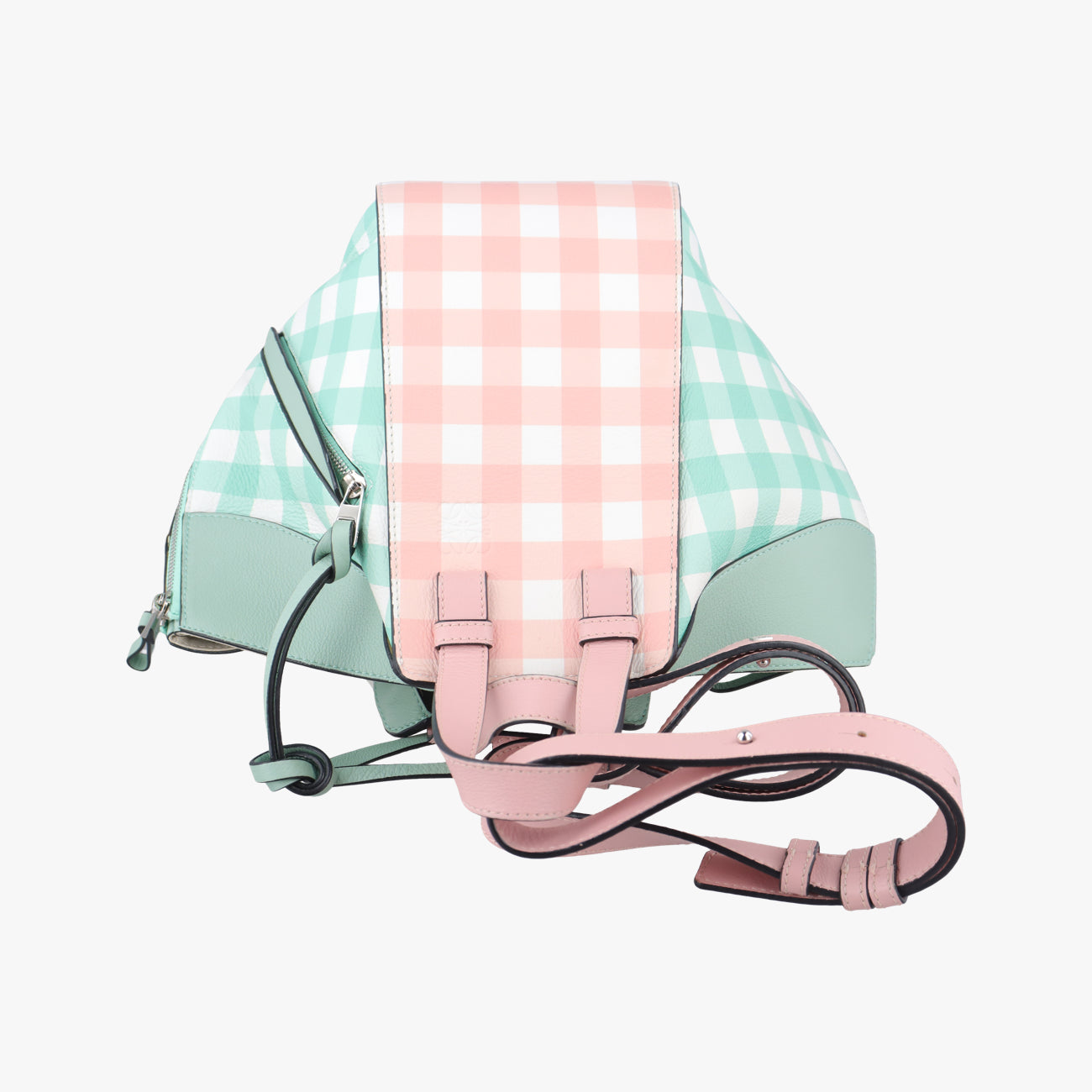 Hammock pink×green×white Leather 011804ハンモック ピンク×グリーン×ホワイト レザー 011804