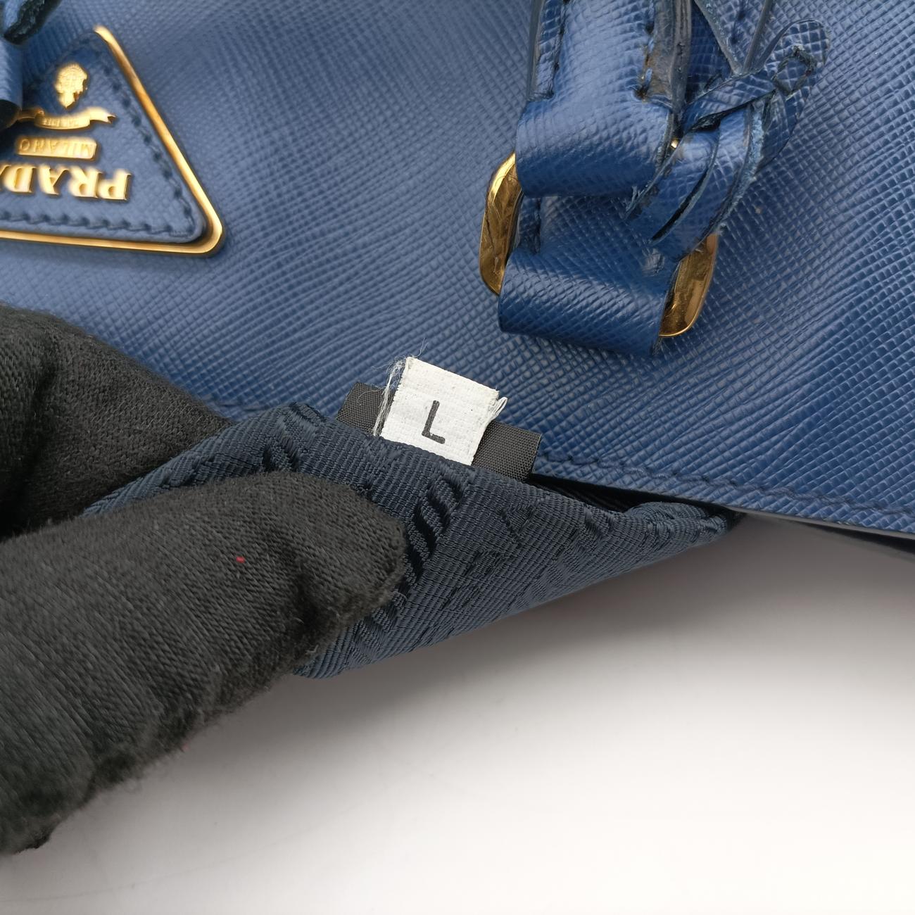 Galleria Blue SAFFIANO Leather BN2274 7 Lガレリア ブルー サフィアーノレザー BN2274 7 L