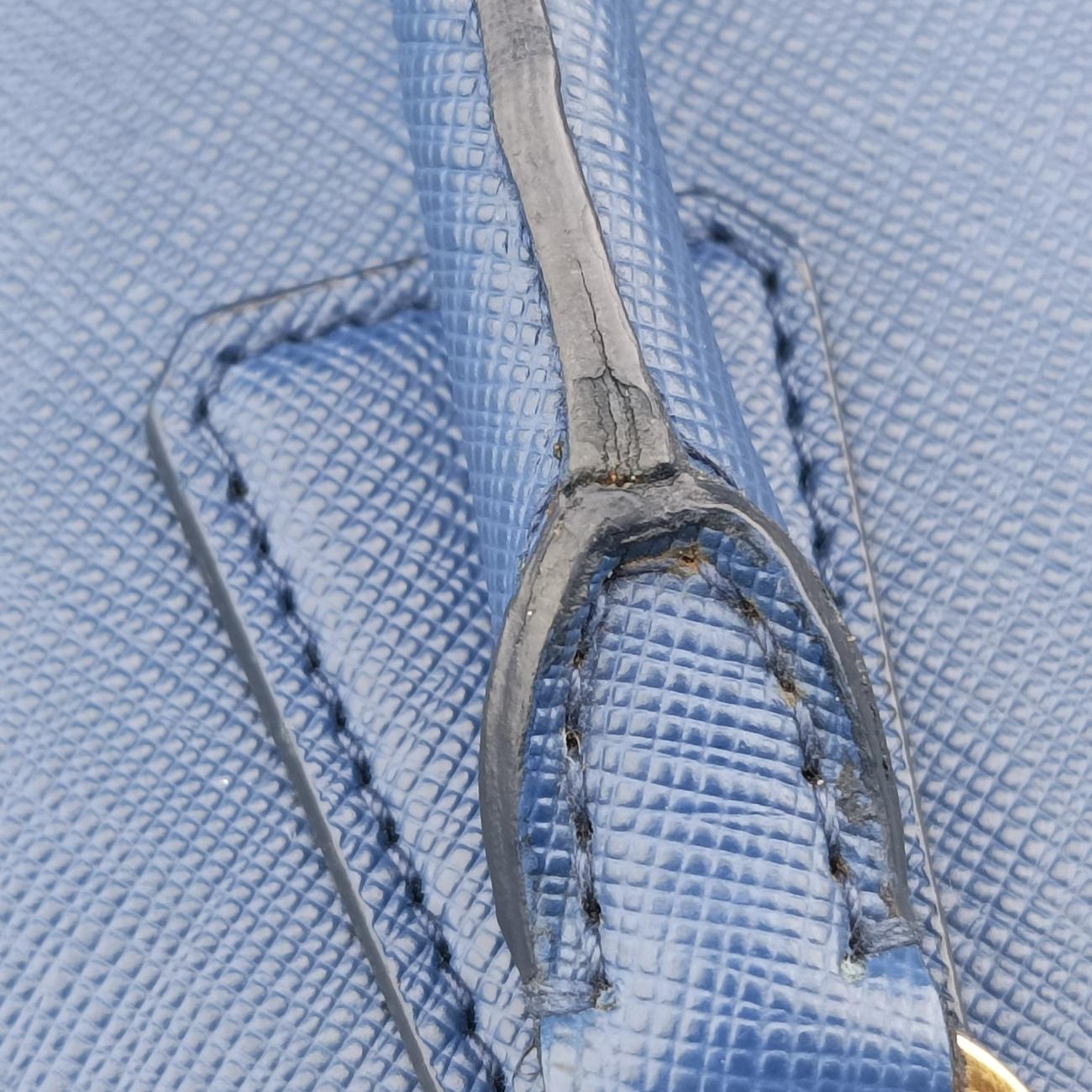 Galleria Blue SAFFIANO Leather BN2274 7 Lガレリア ブルー サフィアーノレザー BN2274 7 L