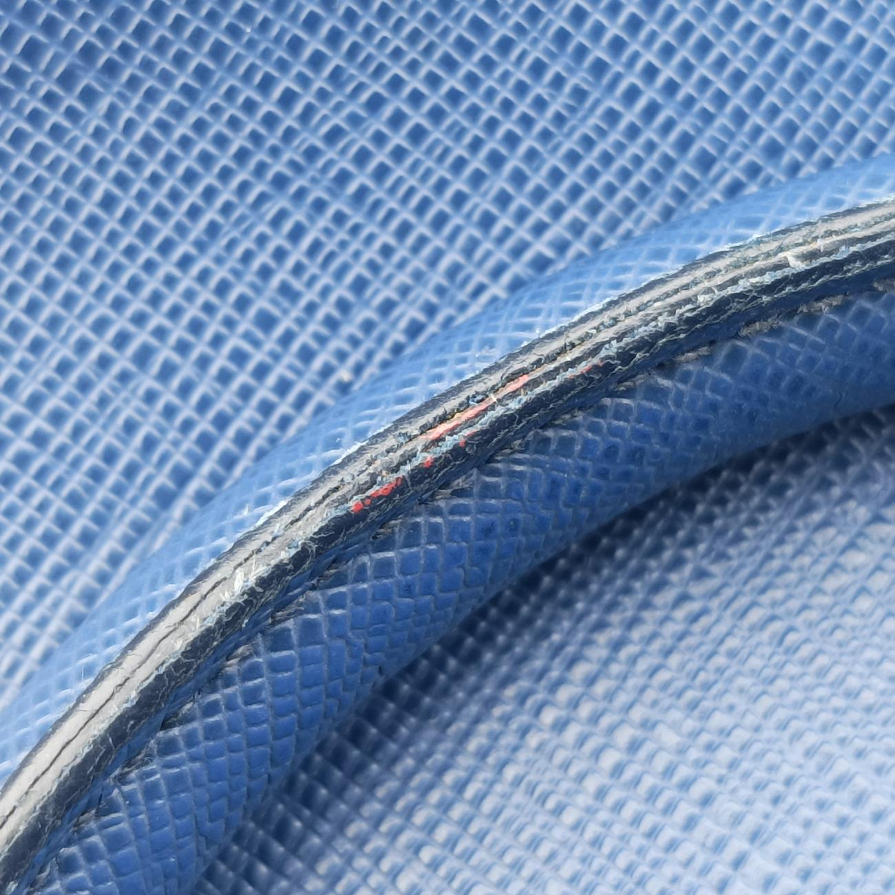 Galleria Blue SAFFIANO Leather BN2274 7 Lガレリア ブルー サフィアーノレザー BN2274 7 L