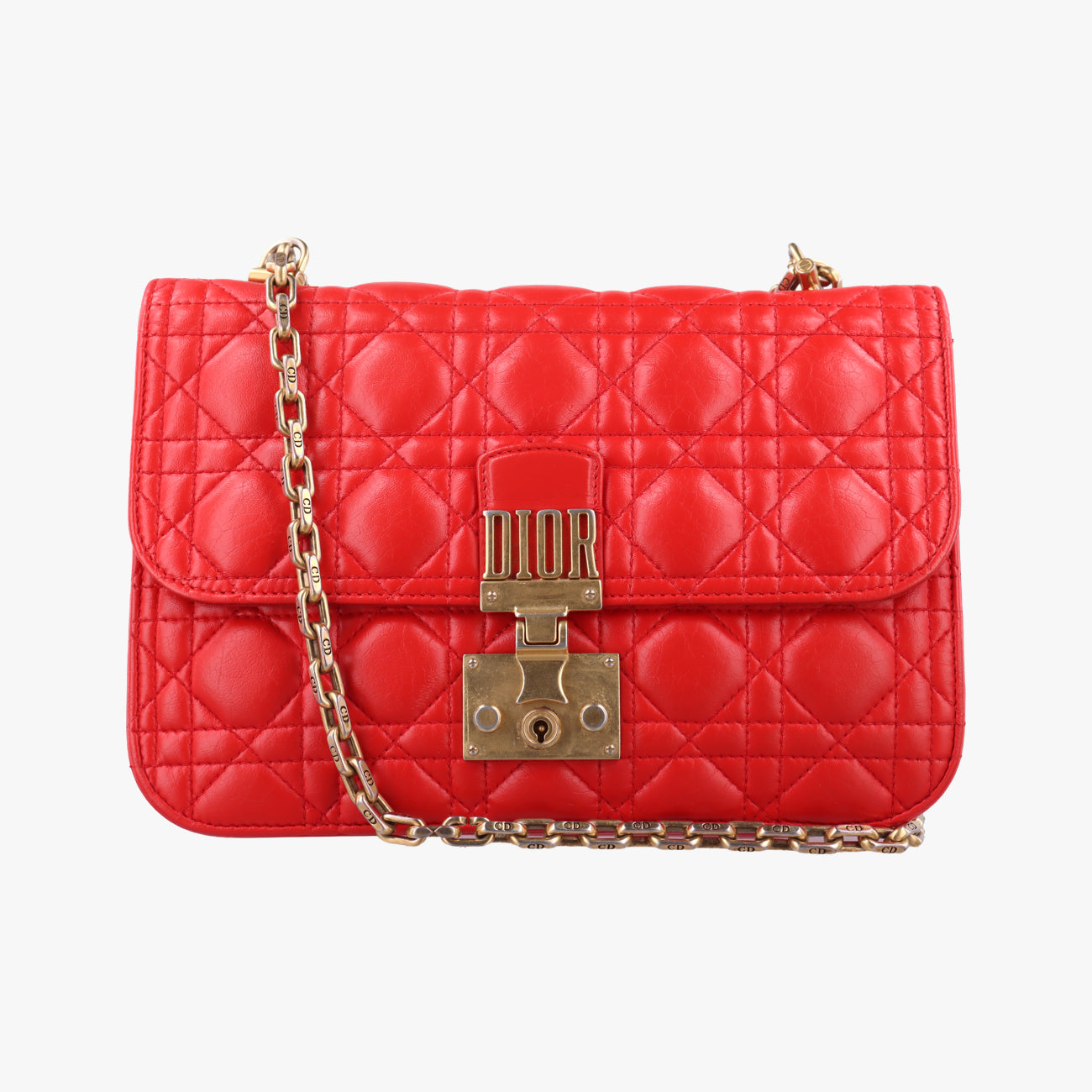 Dioraddict Red lambskin 09-BO-0118ディオールアディクト レッド ラムスキン 09-BO-0118