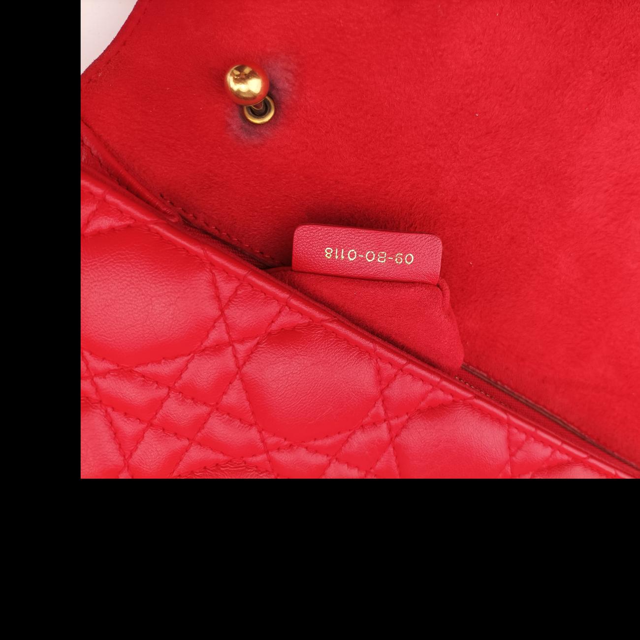 Dioraddict Red lambskin 09-BO-0118ディオールアディクト レッド ラムスキン 09-BO-0118