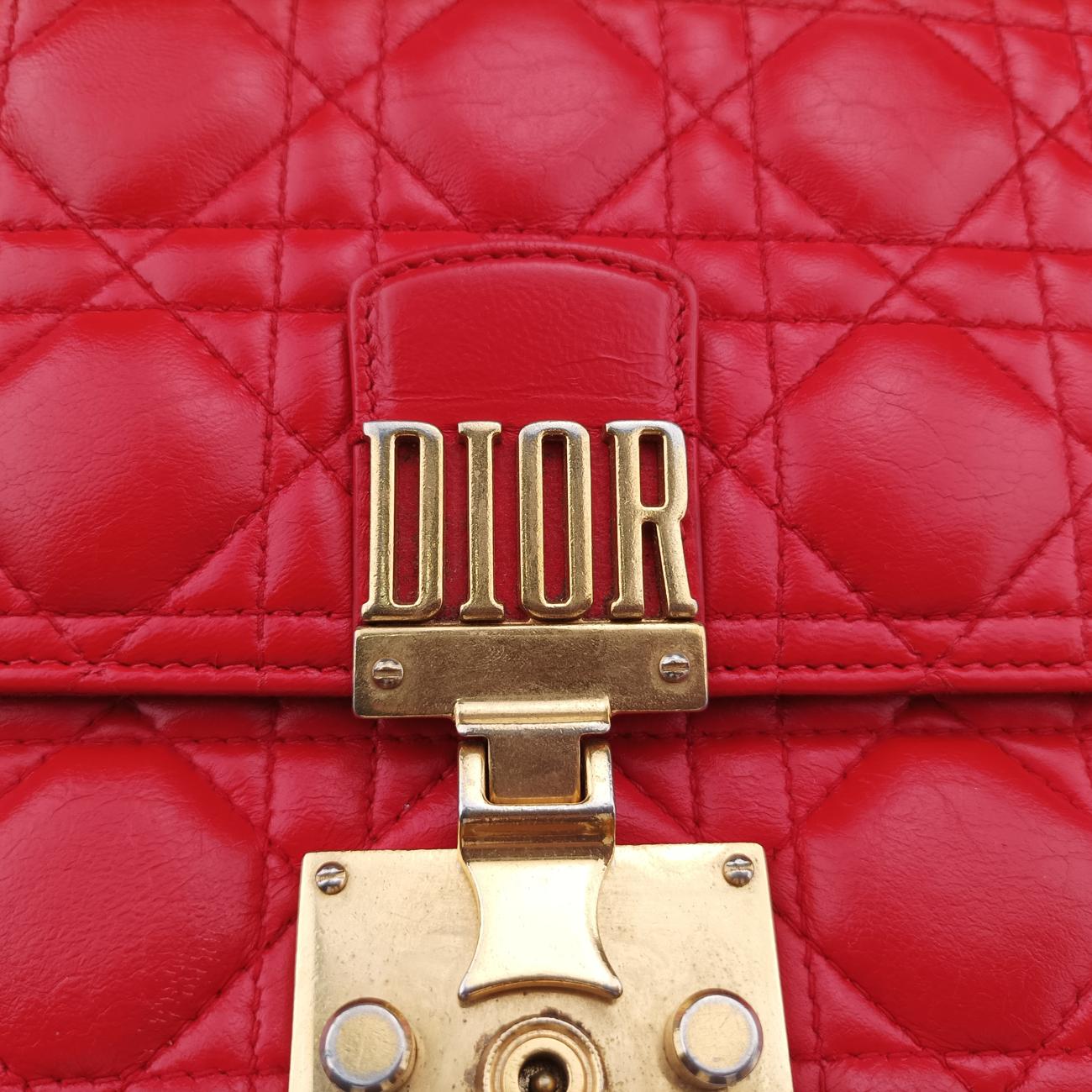 Dioraddict Red lambskin 09-BO-0118ディオールアディクト レッド ラムスキン 09-BO-0118