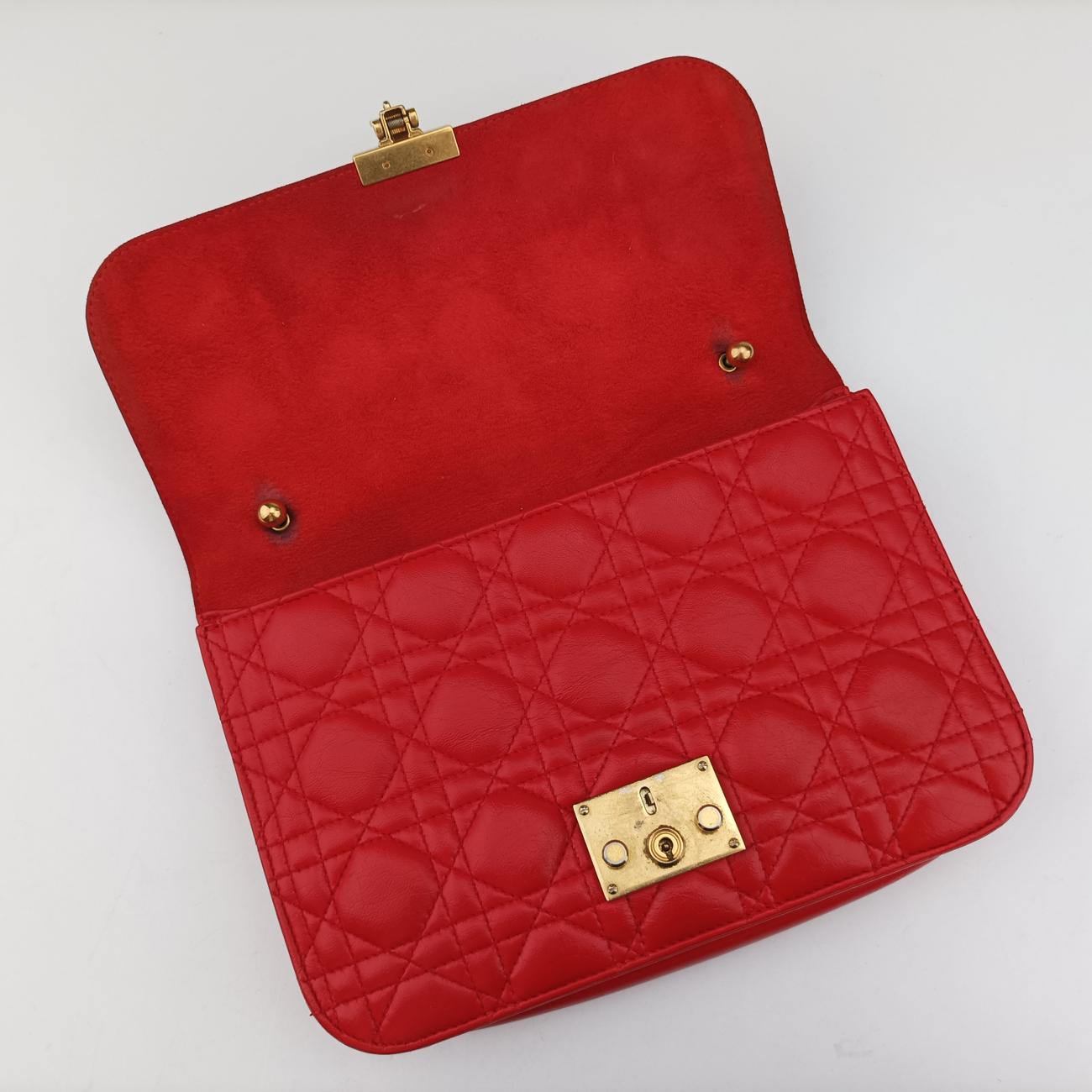 Dioraddict Red lambskin 09-BO-0118ディオールアディクト レッド ラムスキン 09-BO-0118