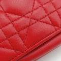 Dioraddict Red lambskin 09-BO-0118ディオールアディクト レッド ラムスキン 09-BO-0118