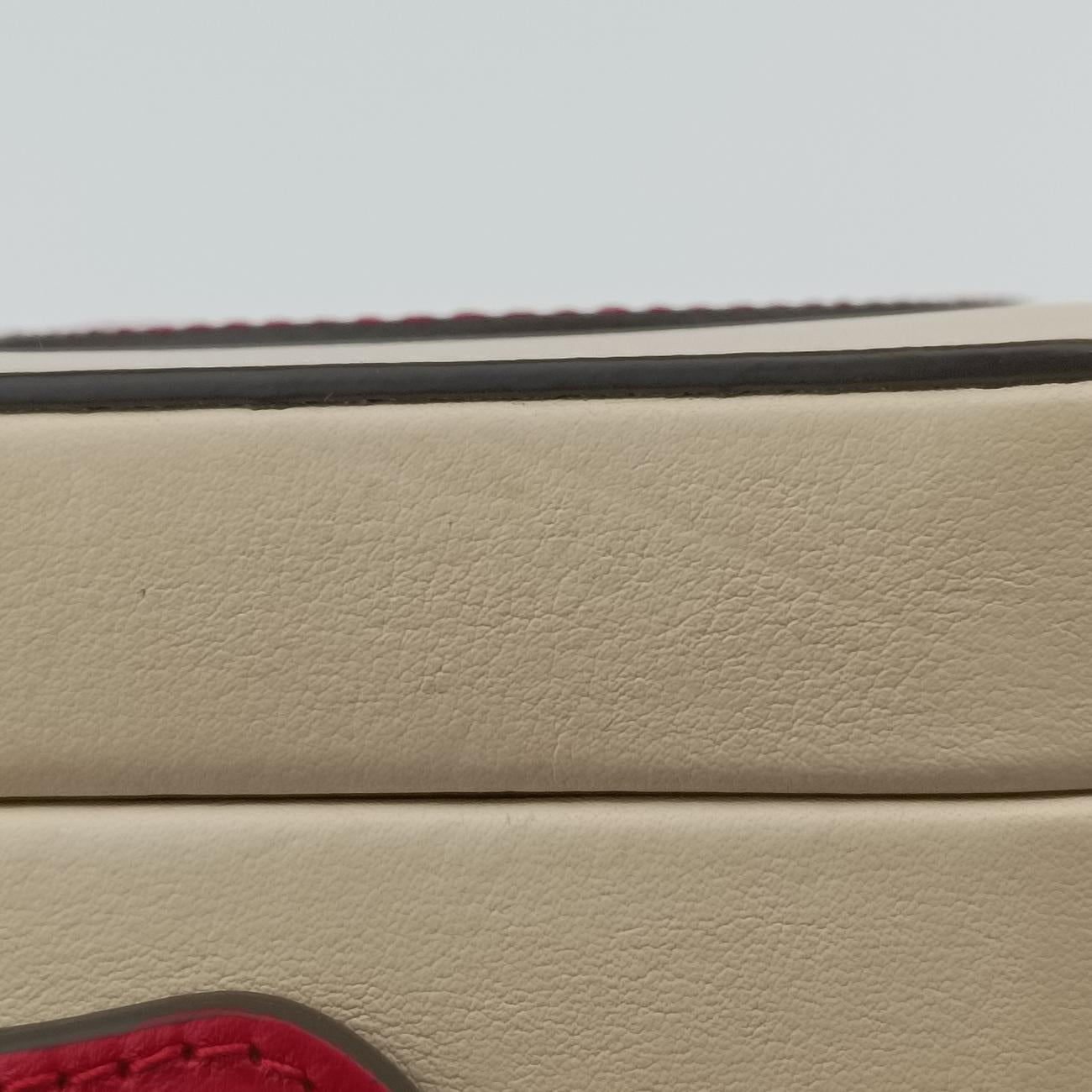 Interlocking G White×red Leather 658230 インターロッキングG ホワイト×レッド レザー 658230 