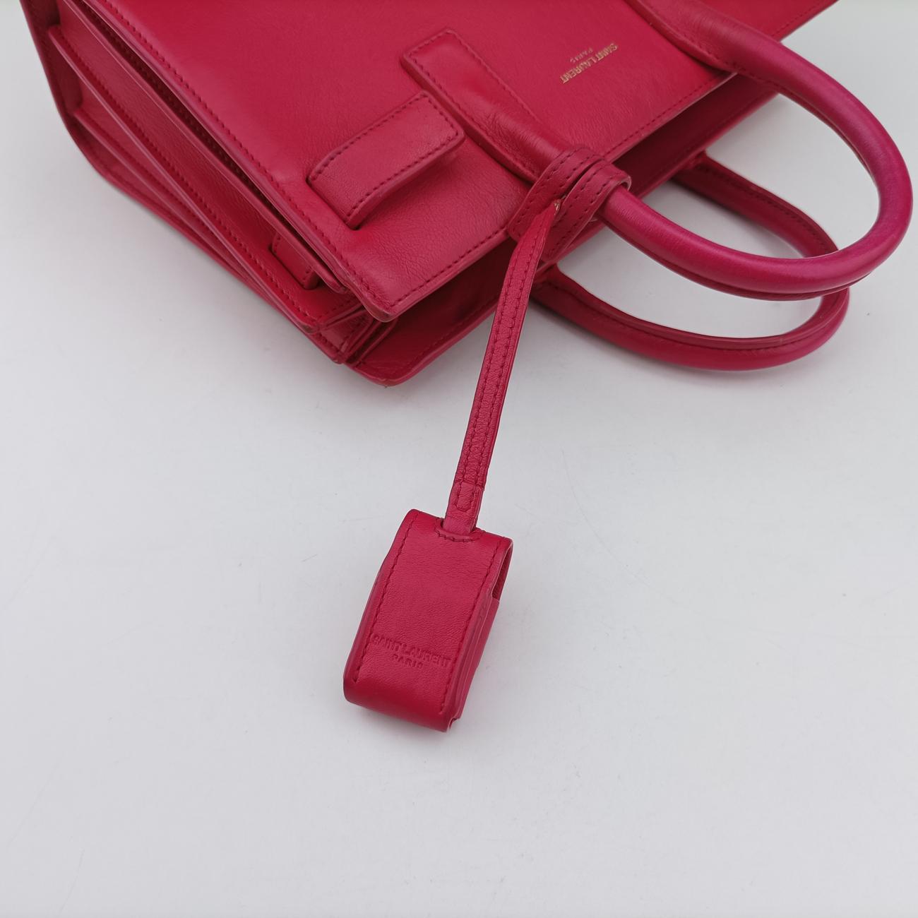 SAC DE JOUR Rose Leather 340778 BCI340778.0614サックドジュールナノ ローズ レッド レザー 340778 BCI340778.0614