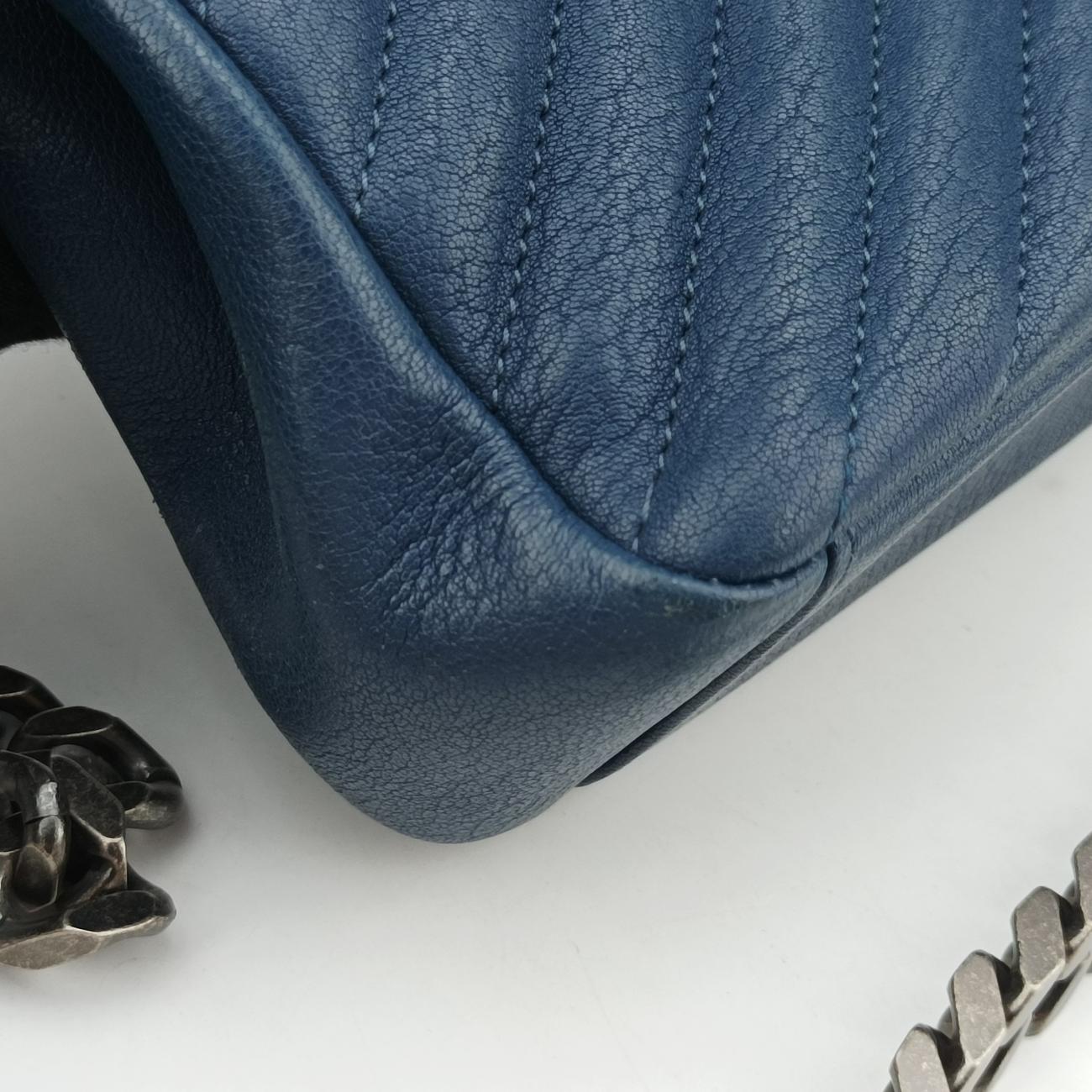 COLLEGE Navy Leather 487213 MAL487213.1217カレッジ ネイビー レザー 487213 MAL487213.1217