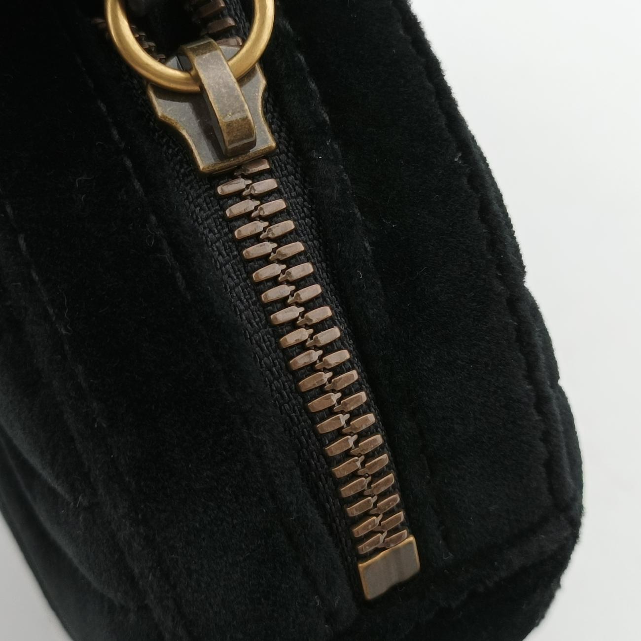 GG Marmont Black velour 476434 E022255495GGマーモント ブラック ベロア 476434 E022255495