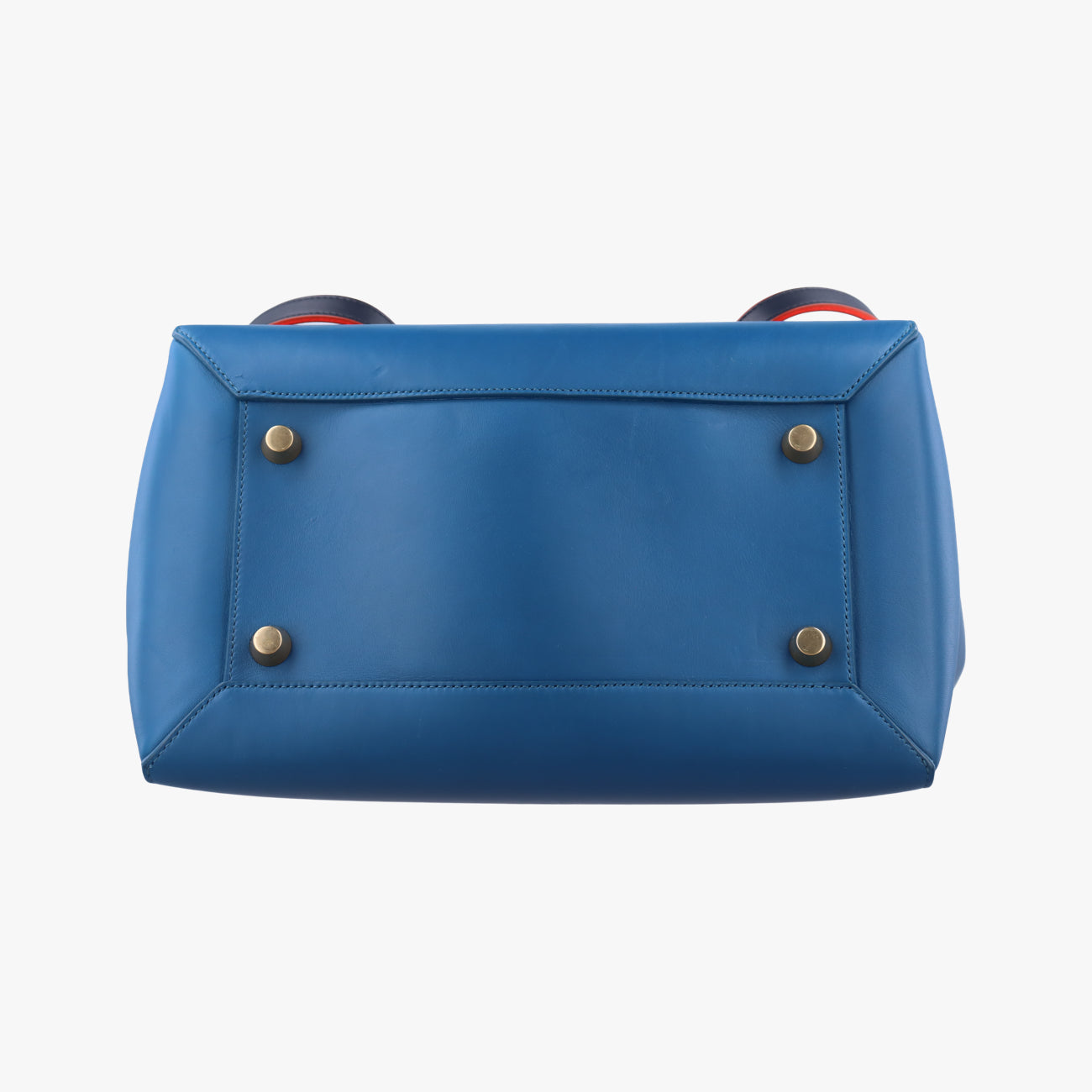 Belt mini Blue x Red x Navy Leather U-MP-0125ベルト ミニ ブルー×レッド×ネイビー レザー U-MP-0125