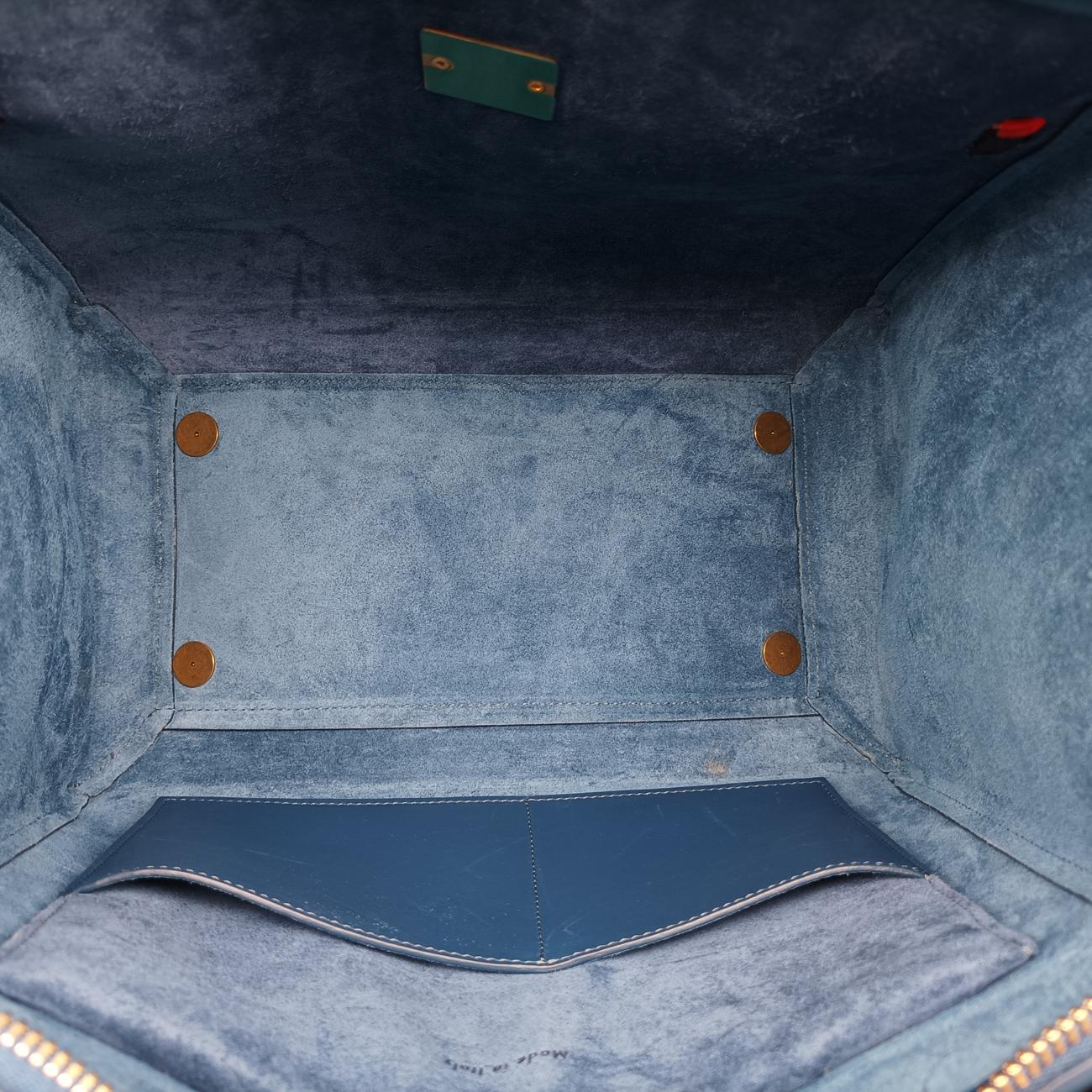 Belt mini Blue x Red x Navy Leather U-MP-0125ベルト ミニ ブルー×レッド×ネイビー レザー U-MP-0125