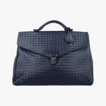 Intrecciato Navy lambskin B03045935Gイントレチャート ネイビー ラムスキン B03045935G