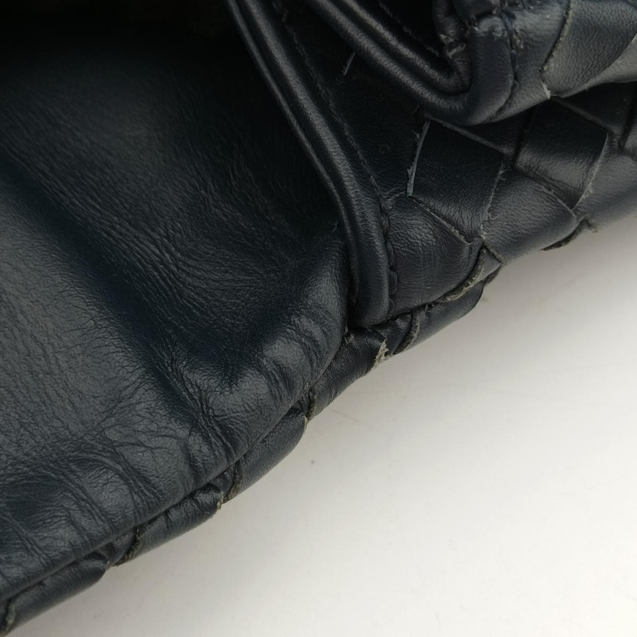 Intrecciato Navy lambskin B03045935Gイントレチャート ネイビー ラムスキン B03045935G