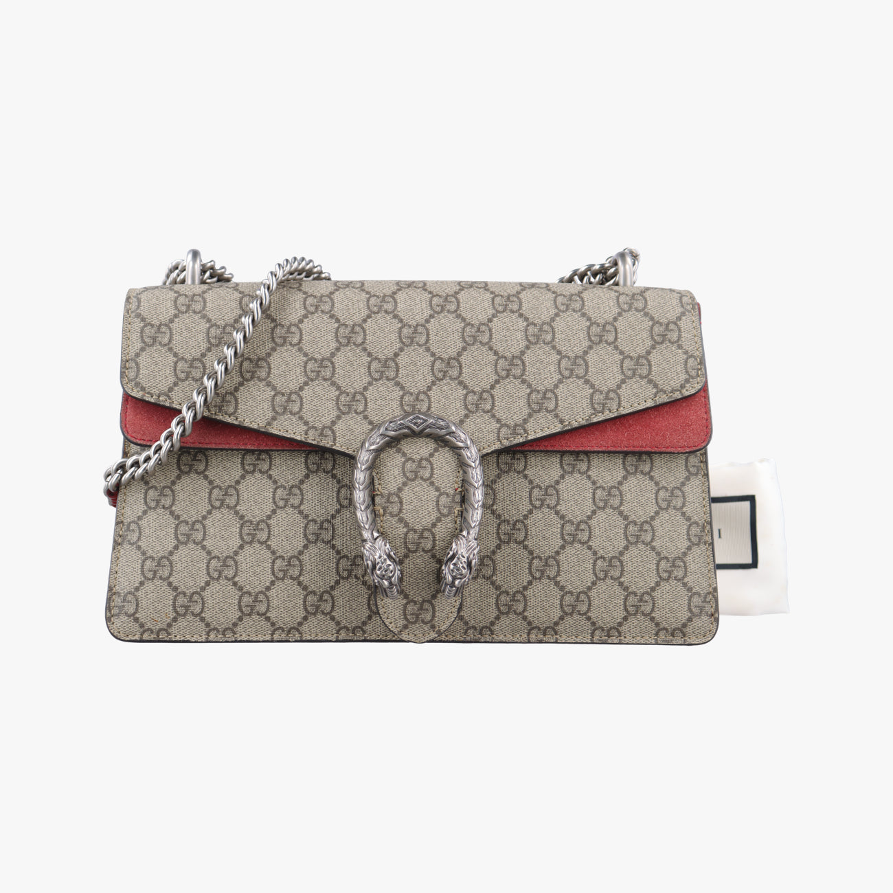 Dionysus beige×red PVC coated canvas × suede 400249 H023277563ディオニュソス ベージュ×レッド PVCコーティングキャンバス × スエード 400249 H023277563