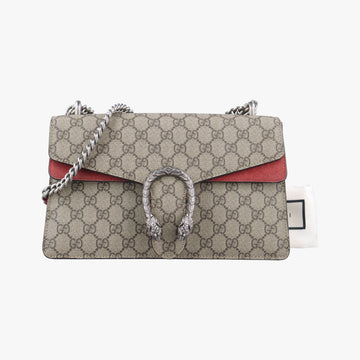 Dionysus beige×red PVC coated canvas × suede 400249 H023277563ディオニュソス ベージュ×レッド PVCコーティングキャンバス × スエード 400249 H023277563