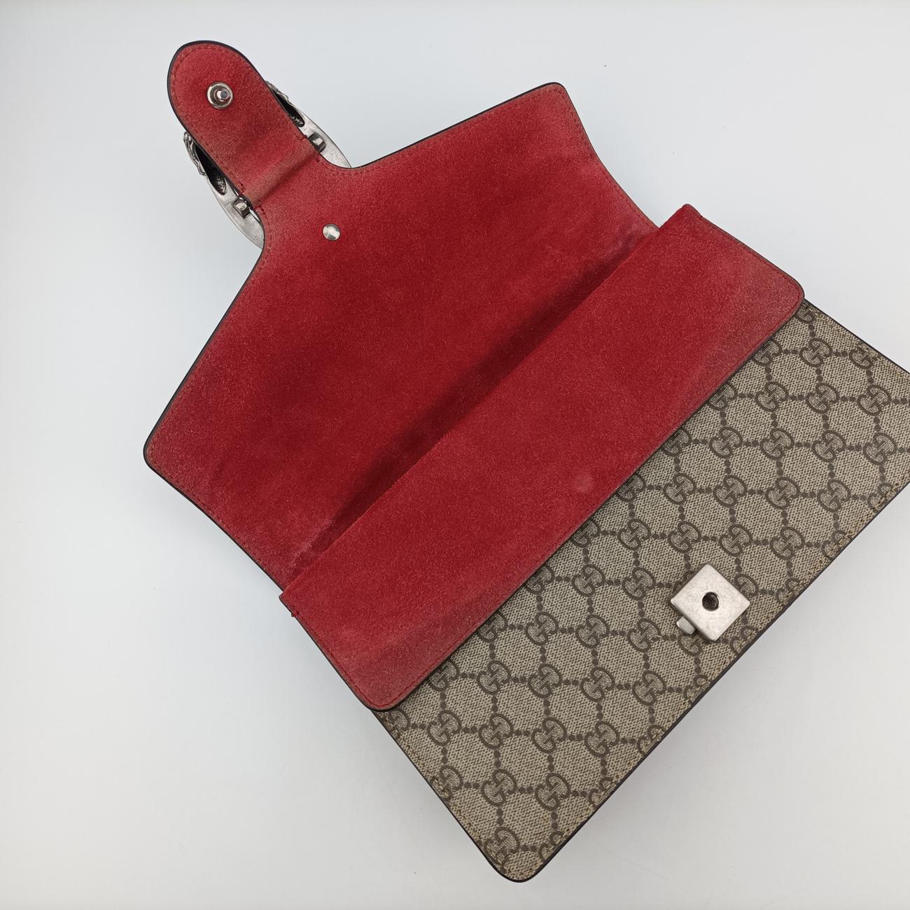 Dionysus beige×red PVC coated canvas × suede 400249 H023277563ディオニュソス ベージュ×レッド PVCコーティングキャンバス × スエード 400249 H023277563