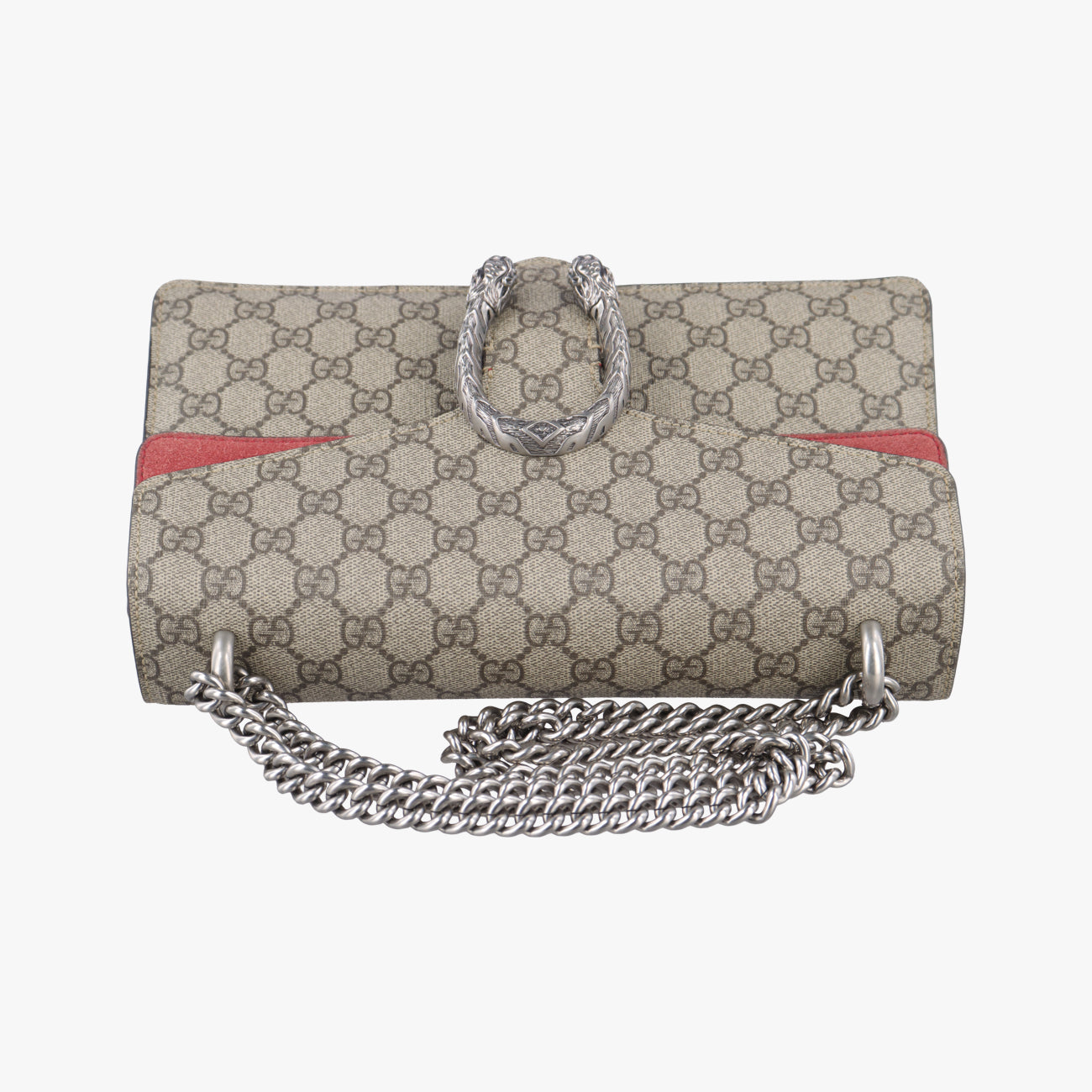 Dionysus beige×red PVC coated canvas × suede 400249 H023277563ディオニュソス ベージュ×レッド PVCコーティングキャンバス × スエード 400249 H023277563