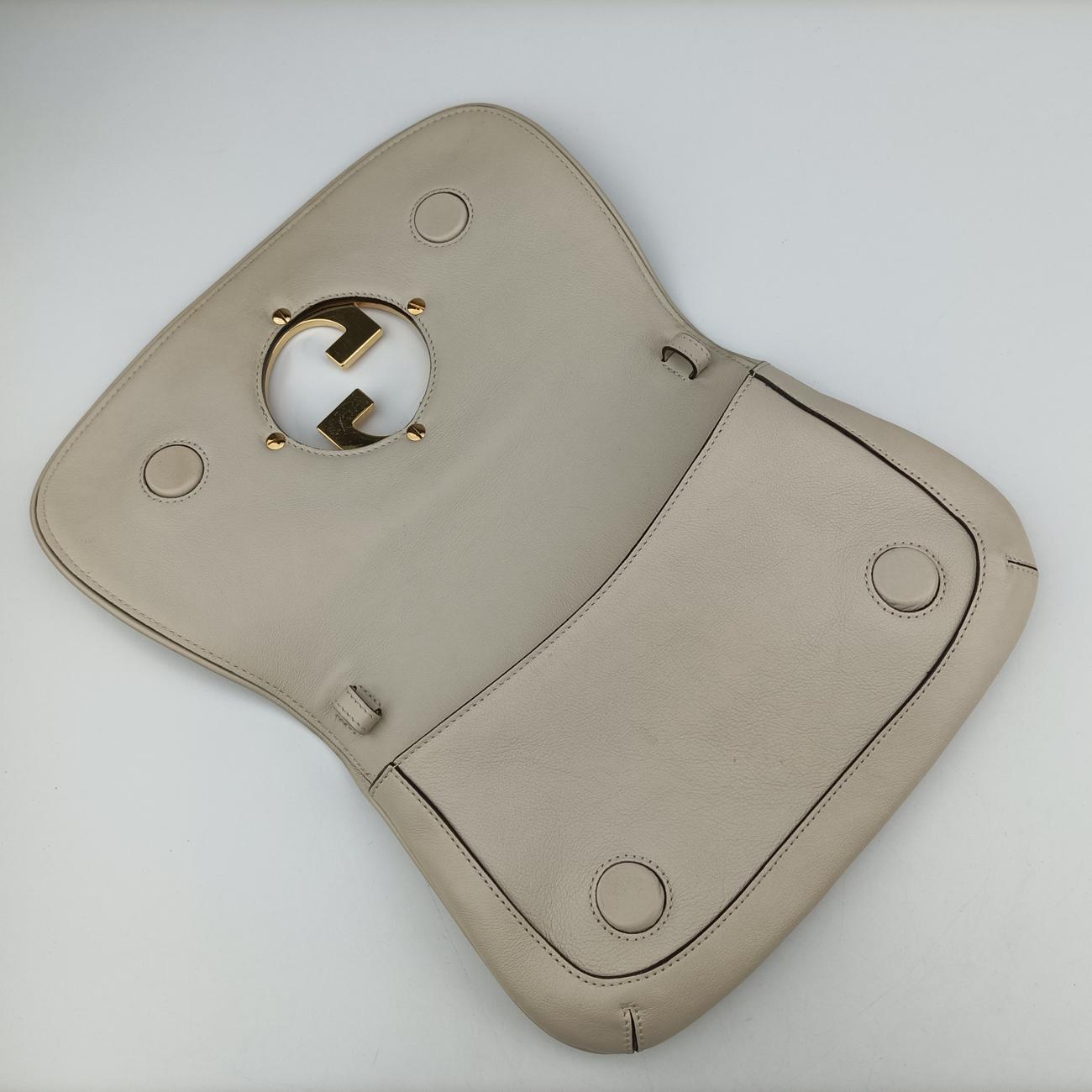 Blondie Chain White Leather 699268 E038550687ブロンディ チェーン ホワイト レザー 699268 E038550687