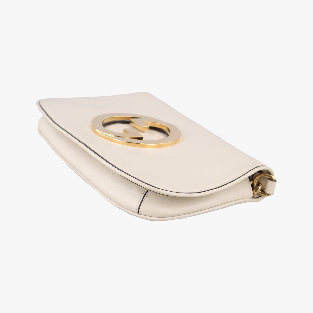 Blondie Chain White Leather 699268 E038550687ブロンディ チェーン ホワイト レザー 699268 E038550687