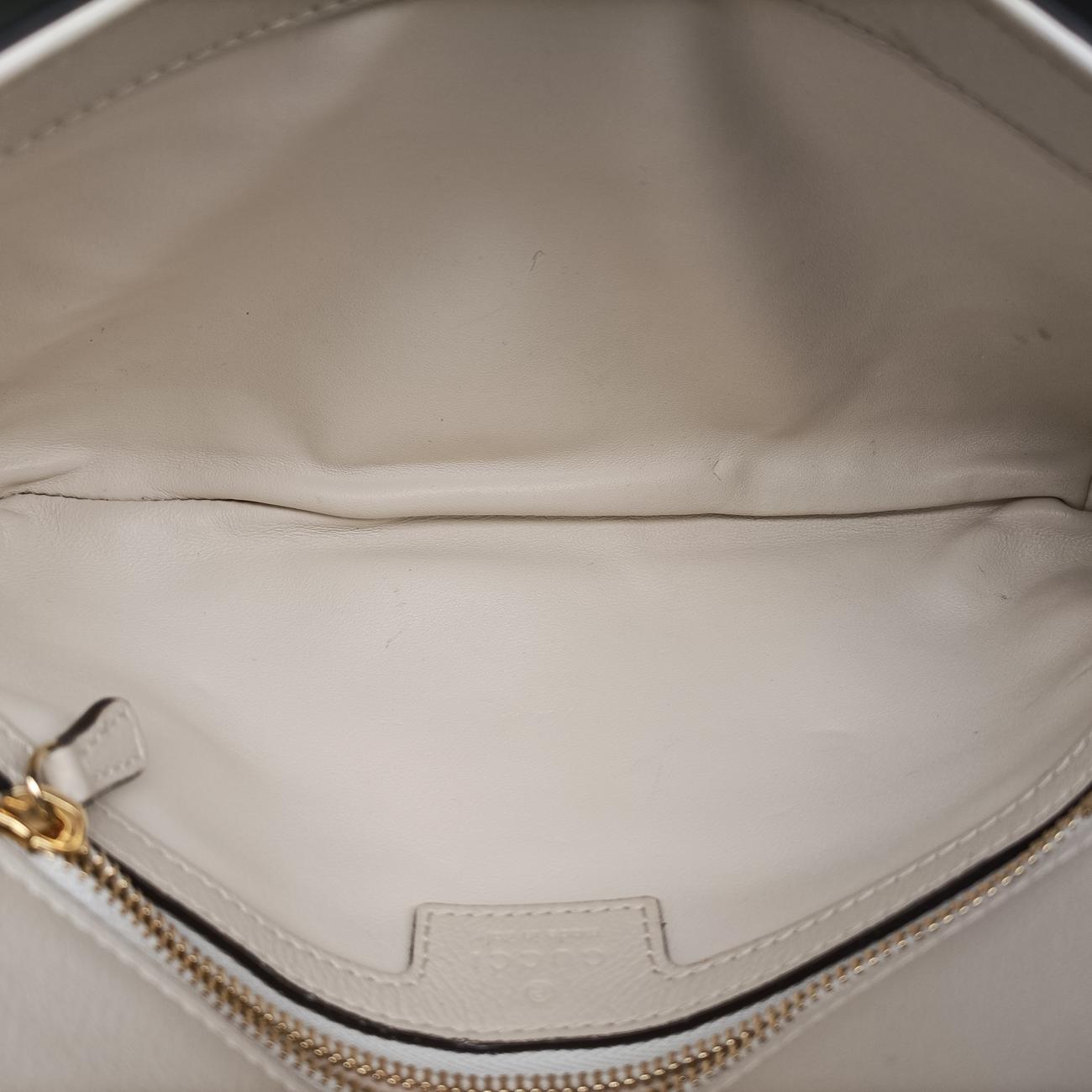 Blondie Chain White Leather 699268 E038550687ブロンディ チェーン ホワイト レザー 699268 E038550687