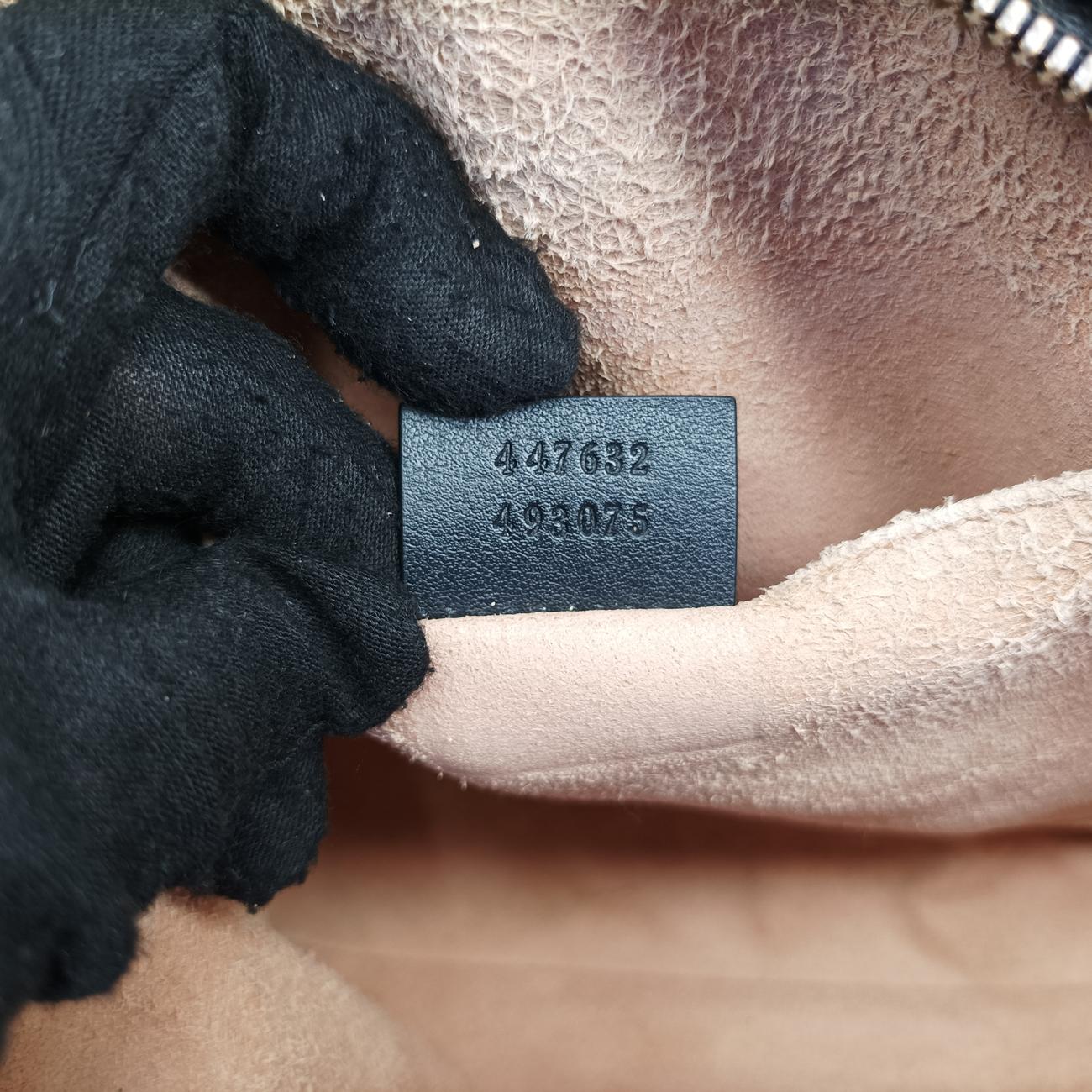 GG Marmont Black Leather 447632 F027243902GGマーモント ブラック レザー 447632 F027243902