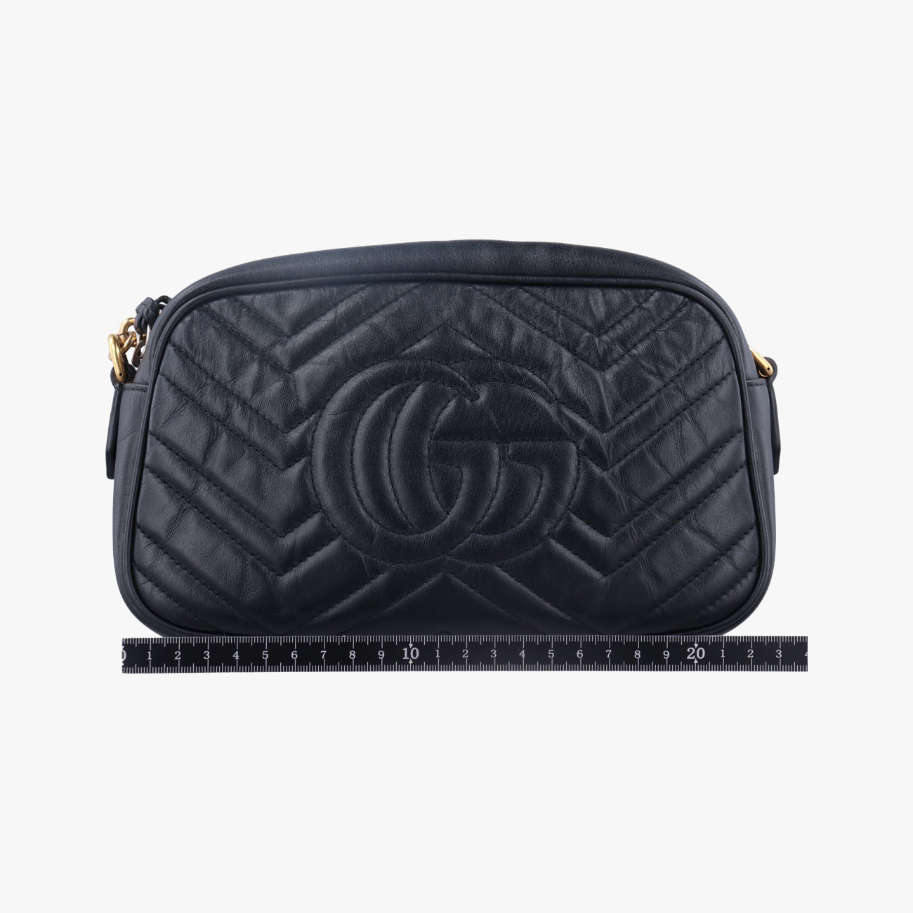 GG Marmont Black Leather 447632 F027243902GGマーモント ブラック レザー 447632 F027243902