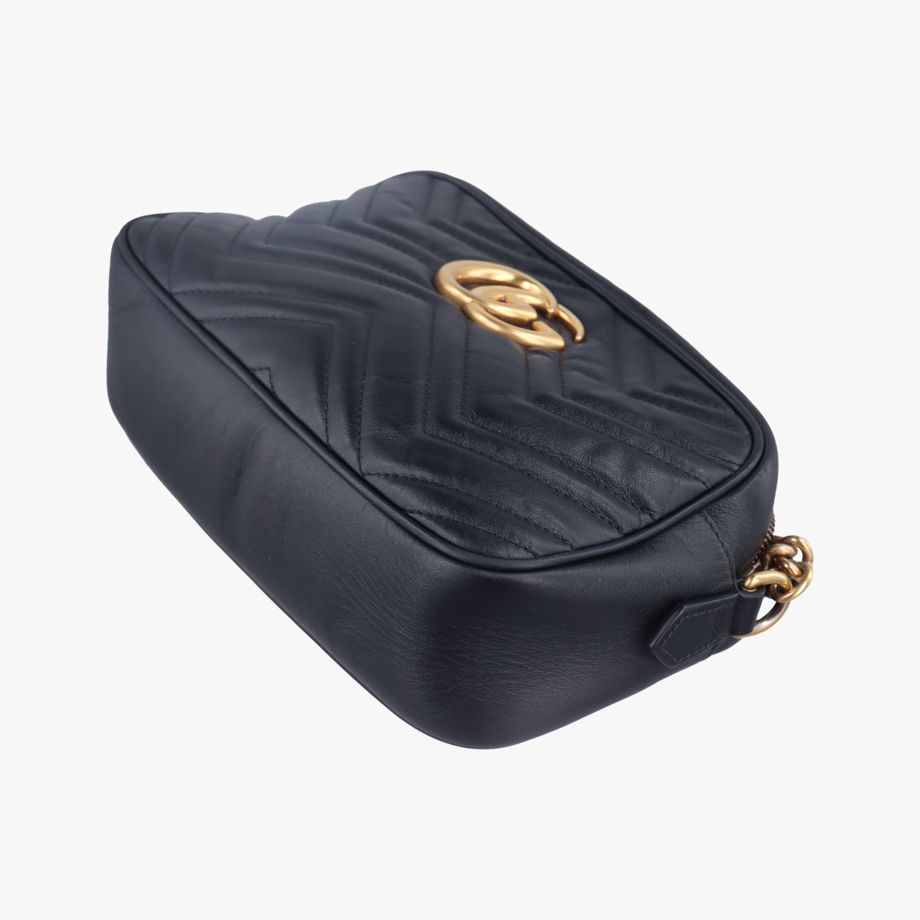 GG Marmont Black Leather 447632 F027243902GGマーモント ブラック レザー 447632 F027243902