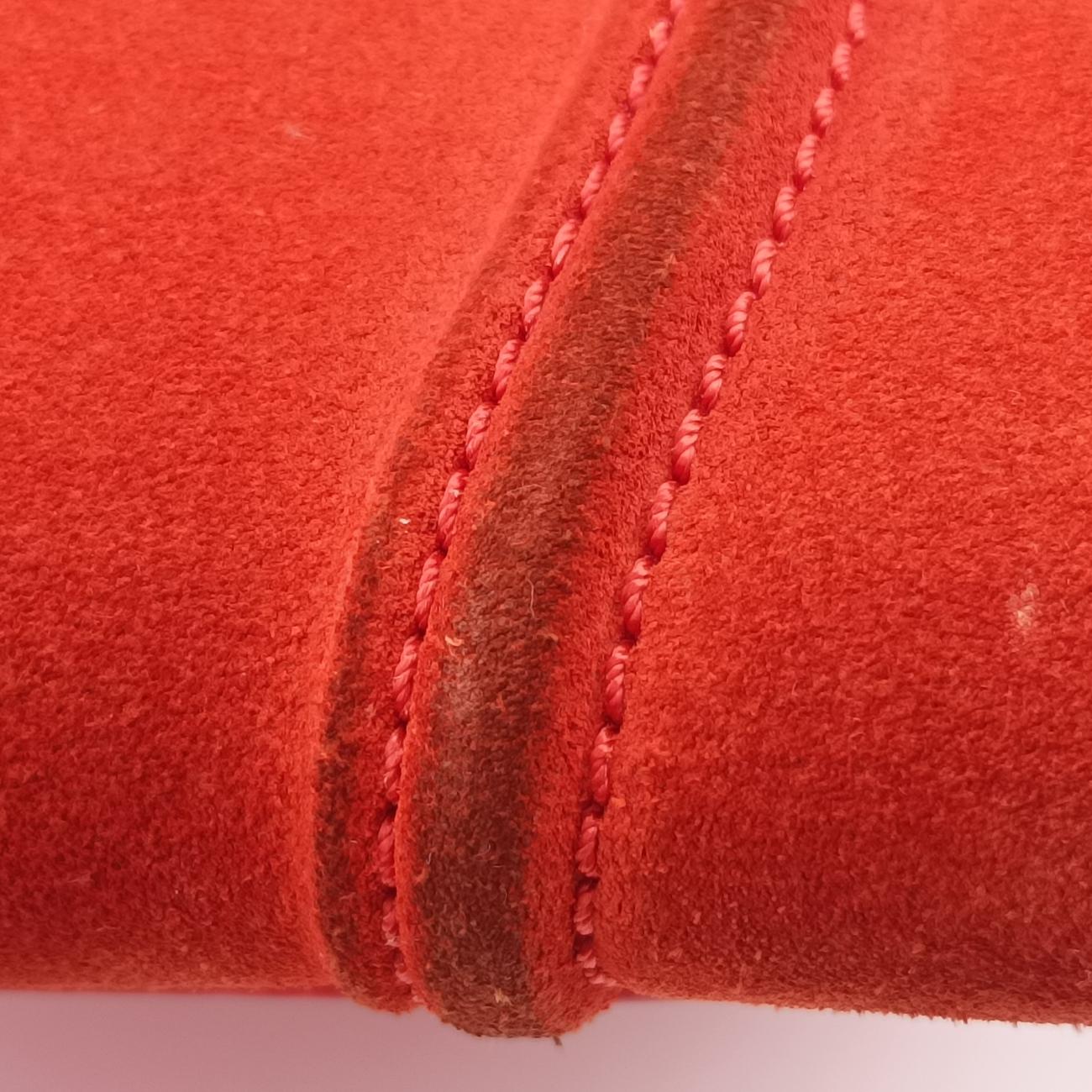 Luggage Small Square Phantom Orange suede S-CU-1102ラゲージスモールスクエアファントム オレンジ スエード S-CU-1102