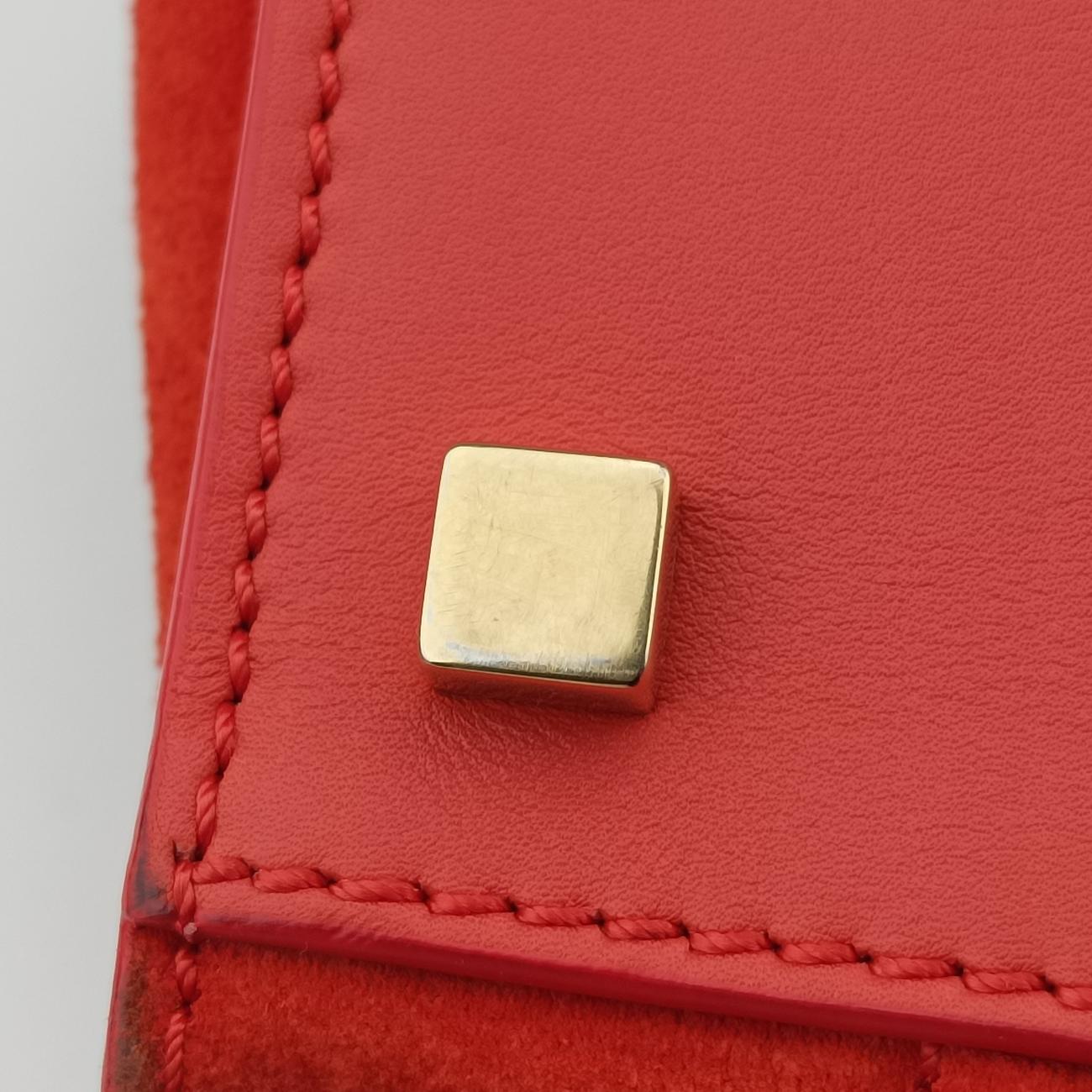 Luggage Small Square Phantom Orange suede S-CU-1102ラゲージスモールスクエアファントム オレンジ スエード S-CU-1102