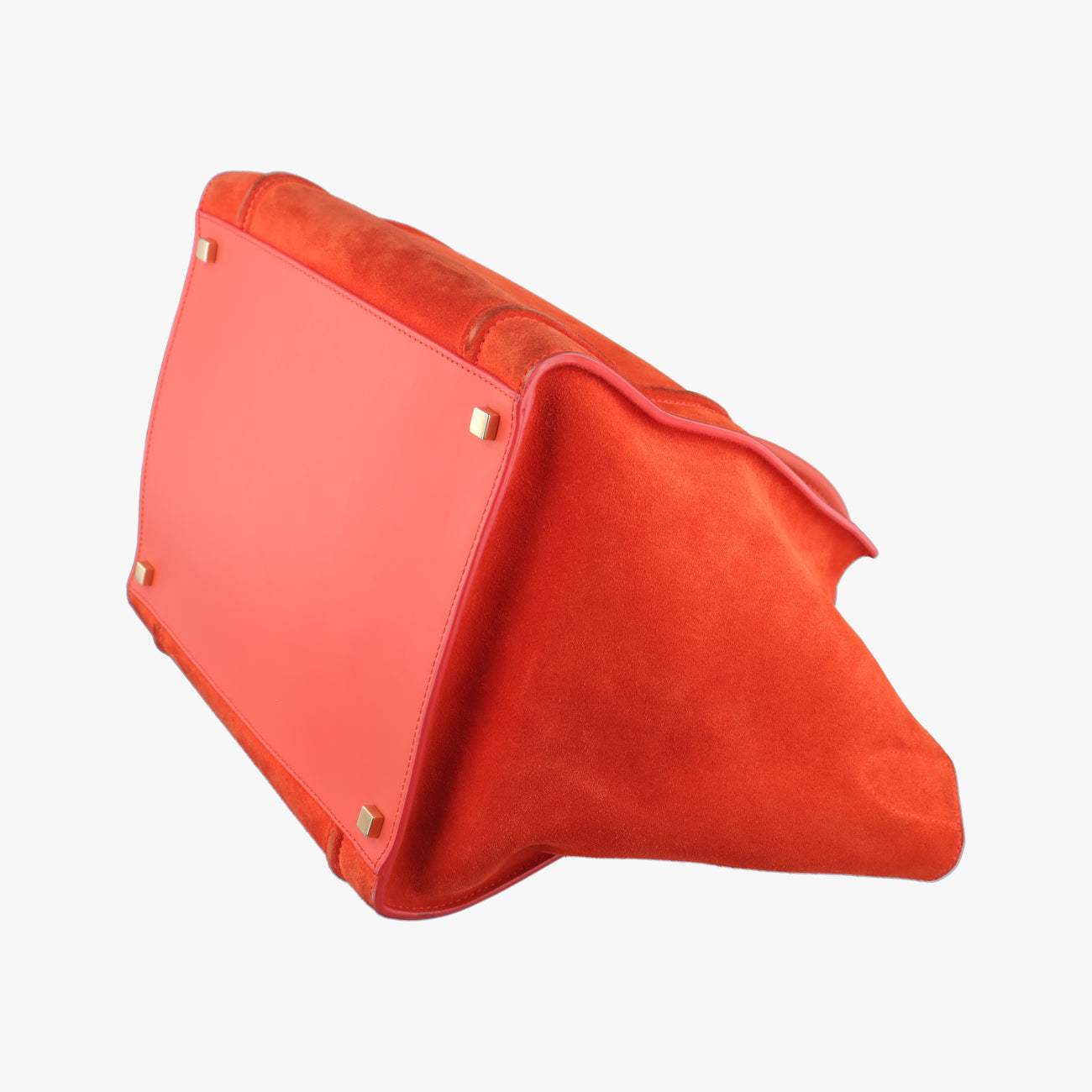 Luggage Small Square Phantom Orange suede S-CU-1102ラゲージスモールスクエアファントム オレンジ スエード S-CU-1102