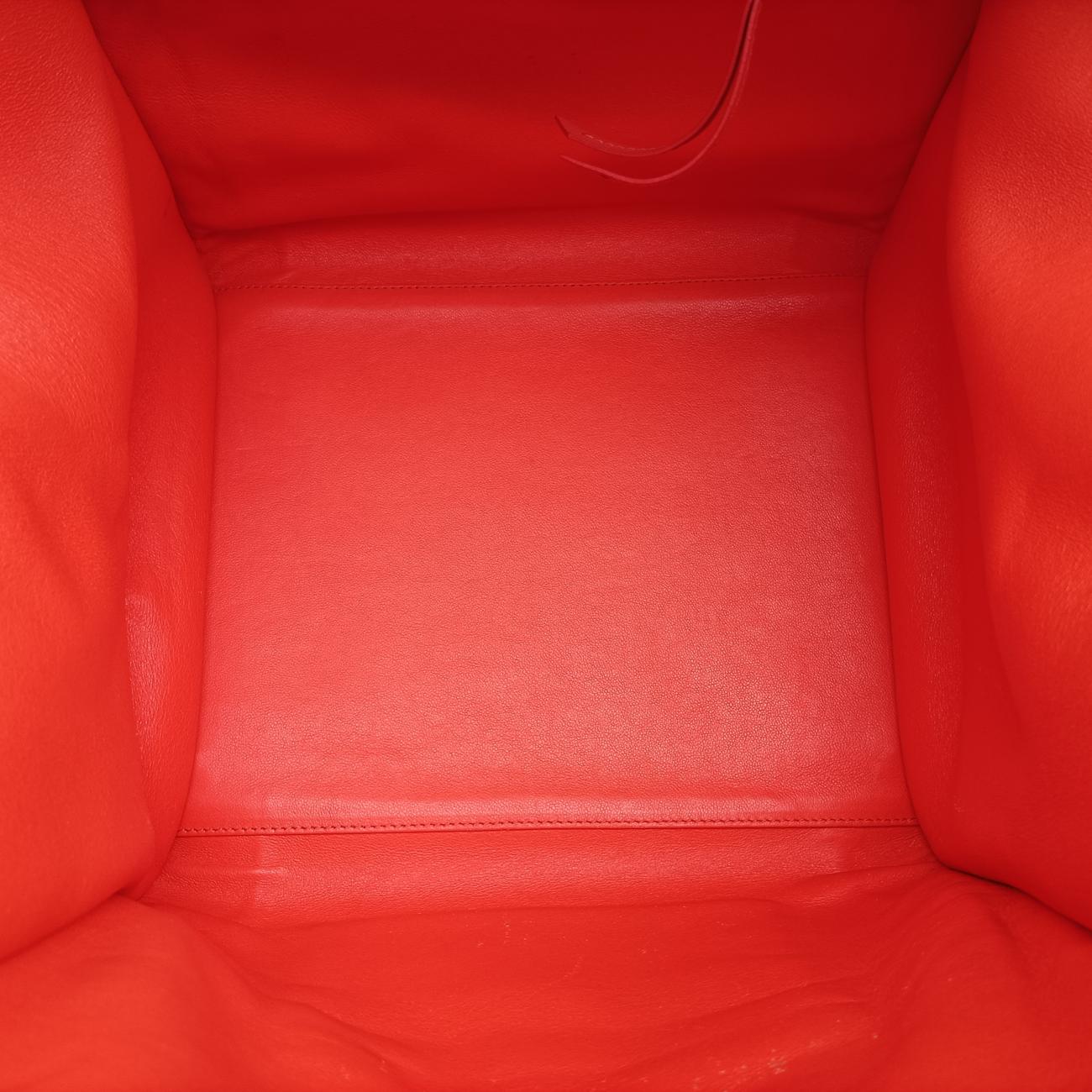 Luggage Small Square Phantom Orange suede S-CU-1102ラゲージスモールスクエアファントム オレンジ スエード S-CU-1102