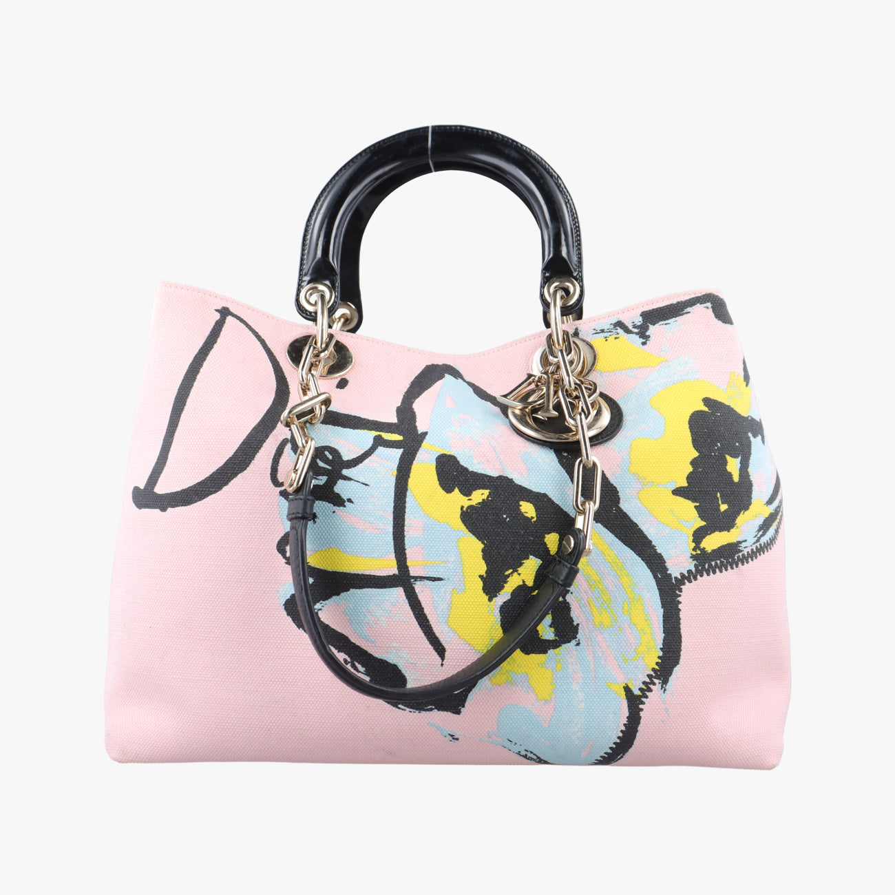 Diorissimo Pink×multicolor Canvas 01-RU-1114ディオリッシモ ピンク×マルチカラー キャンバス 01-RU-1114