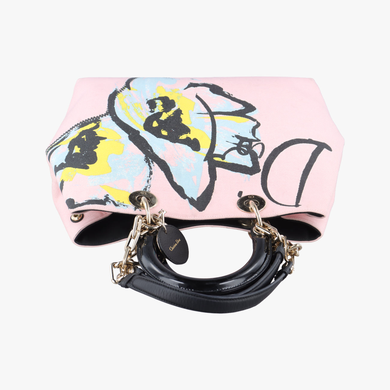 Diorissimo Pink×multicolor Canvas 01-RU-1114ディオリッシモ ピンク×マルチカラー キャンバス 01-RU-1114