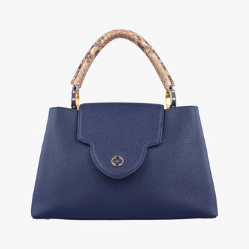 Capucines MM navy leather M43934 AH0129カプシーヌMM ネイビー レザー M43934 AH0129