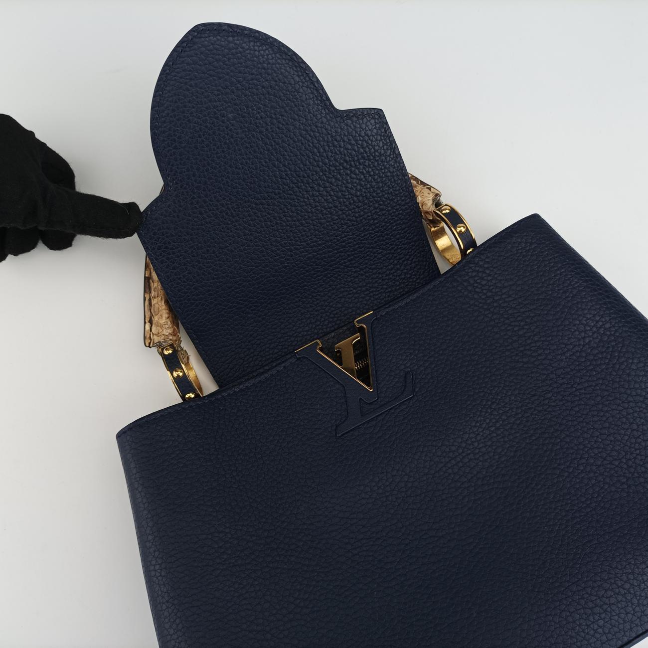 Capucines MM navy leather M43934 AH0129カプシーヌMM ネイビー レザー M43934 AH0129