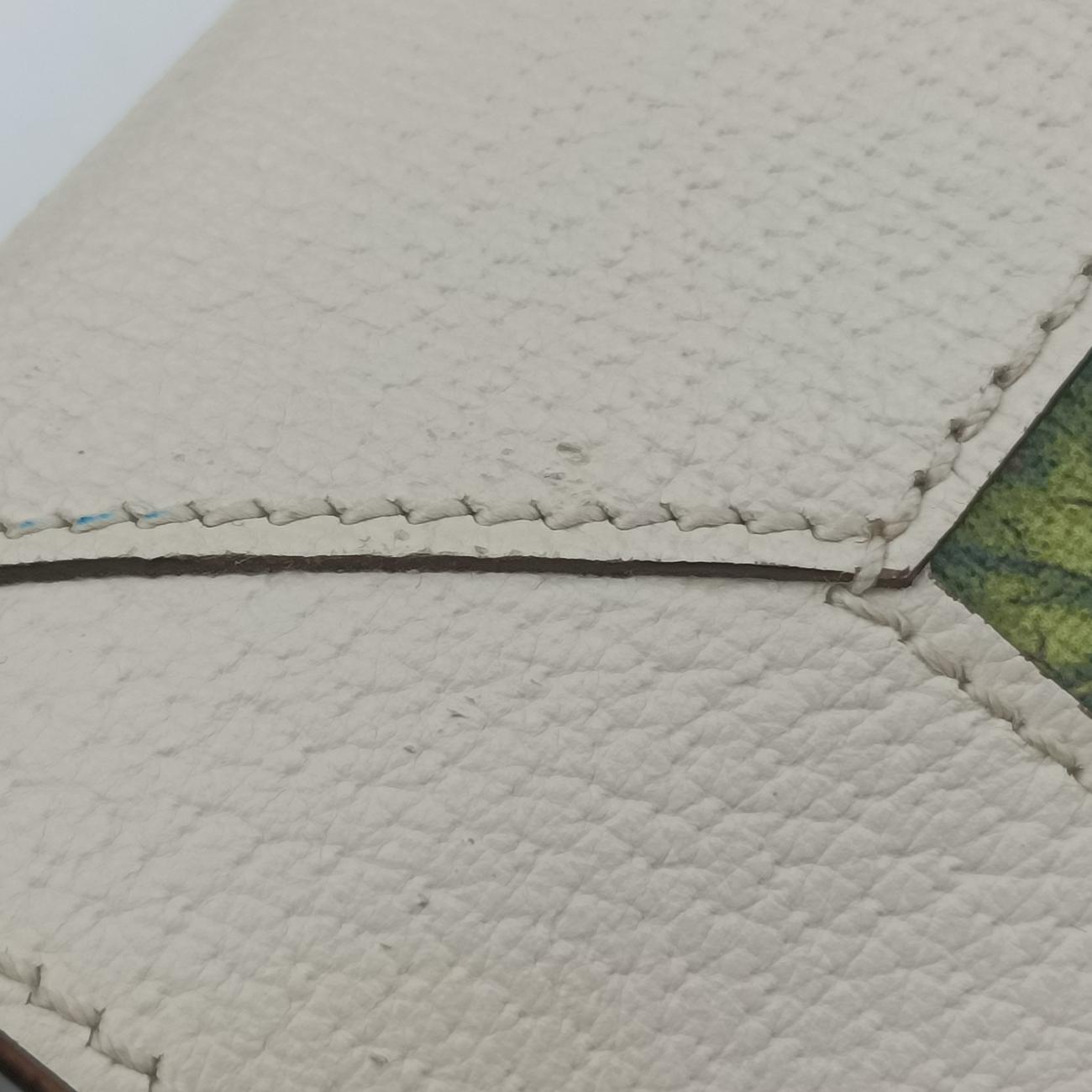 Ophidia Beige x Multicolour PVC coated canvas×Leather 519335 F030990256オフィディア ベージュ x マルチカラー PVCコーティングキャンバス×レザー 519335 F030990256