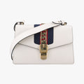 Sylvie Ivory× navy × red Leather 421882 G020605529シルヴィ アイボリー×ネイビー×レッド レザー 421882 G020605529
