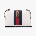 Sylvie Ivory× navy × red Leather 421882 G020605529シルヴィ アイボリー×ネイビー×レッド レザー 421882 G020605529