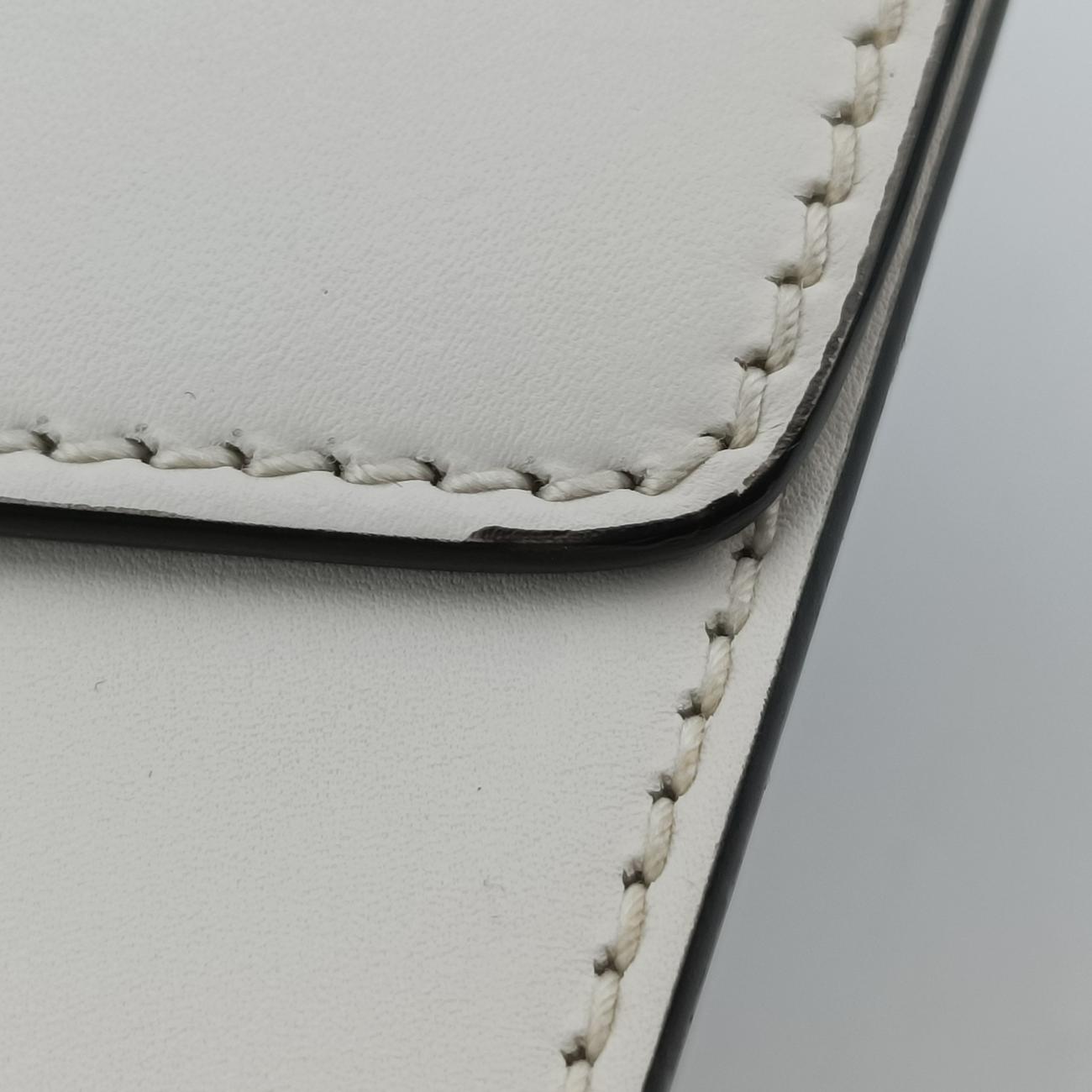 Sylvie Ivory× navy × red Leather 421882 G020605529シルヴィ アイボリー×ネイビー×レッド レザー 421882 G020605529