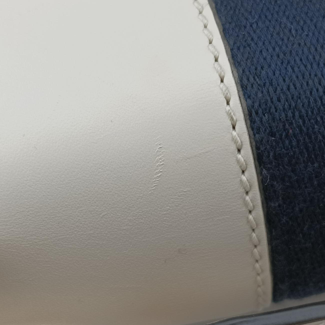 Sylvie Ivory× navy × red Leather 421882 G020605529シルヴィ アイボリー×ネイビー×レッド レザー 421882 G020605529