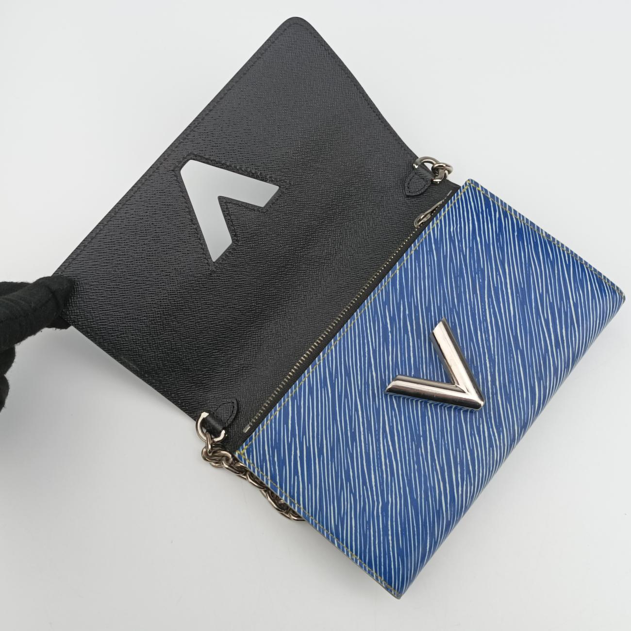 Portefeuille Twist Chain Wallet blue×multicolor Epi M61490 SP3105ポルトフォイユ ツイスト チェーン ウォレット ブルー×マルチカラー エピ M61490 SP3105