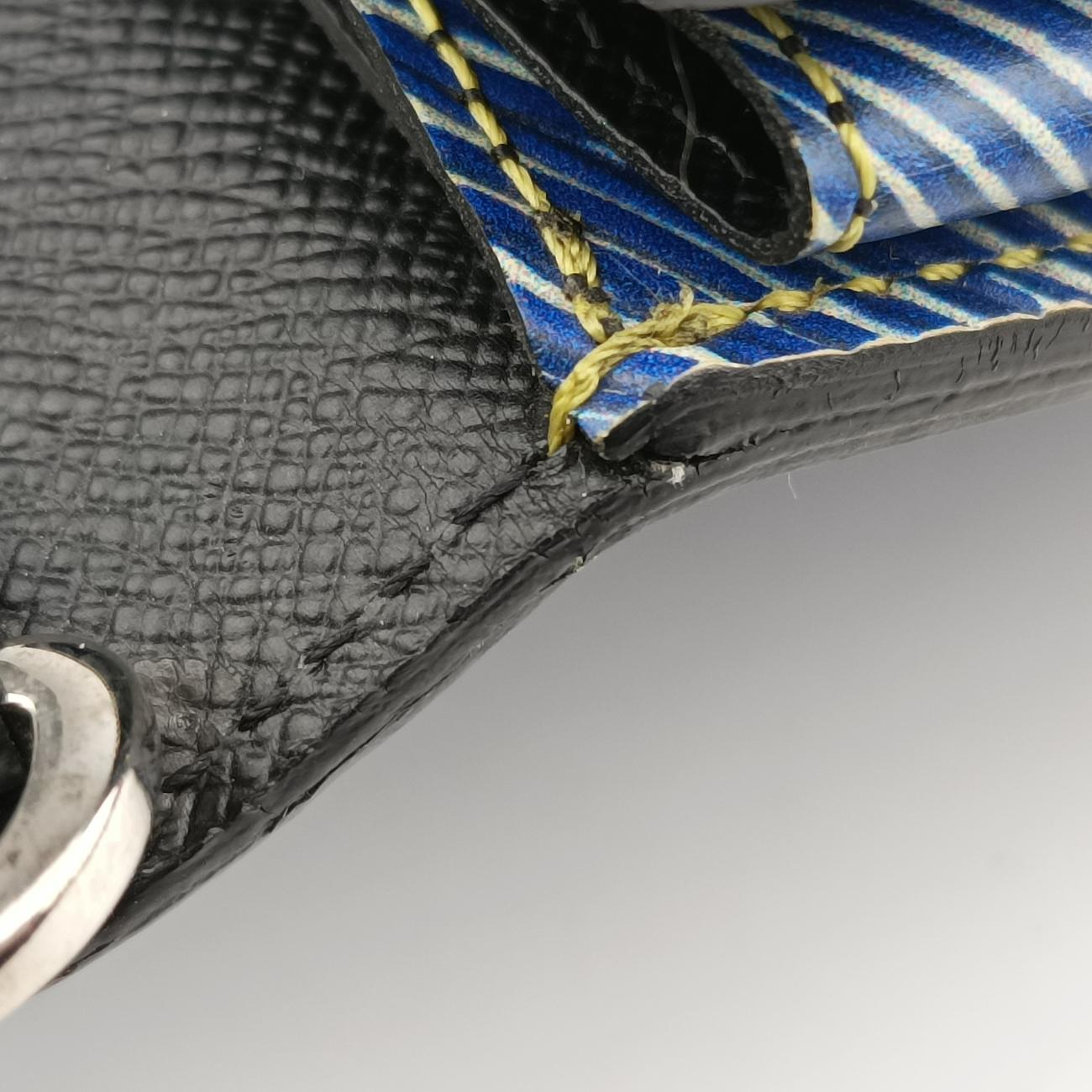 Portefeuille Twist Chain Wallet blue×multicolor Epi M61490 SP3105ポルトフォイユ ツイスト チェーン ウォレット ブルー×マルチカラー エピ M61490 SP3105